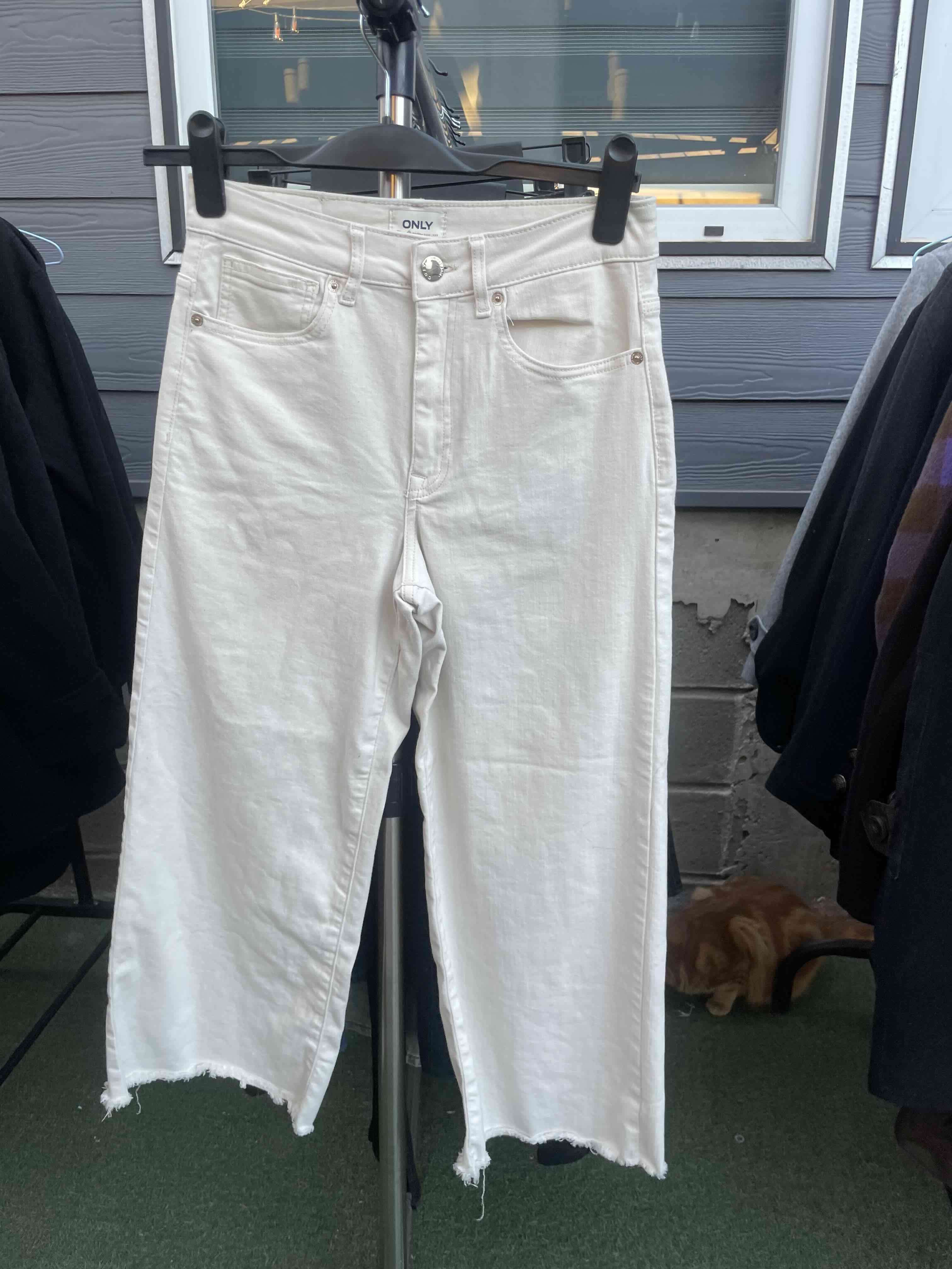 Jeans blancos mujer si. Costura - miniatura 1