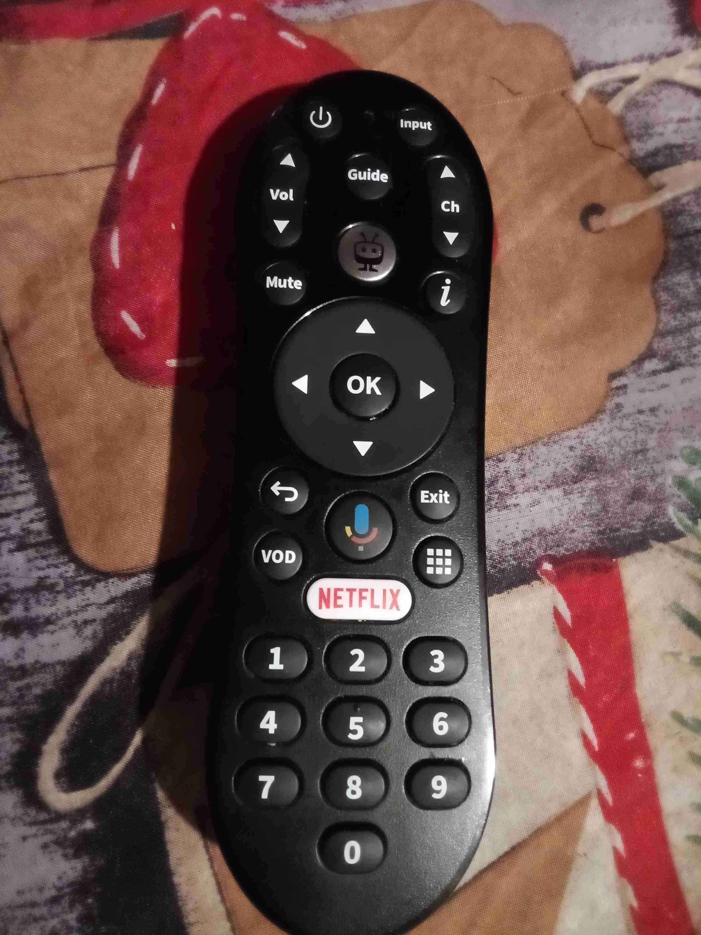 Control remoto universal negro