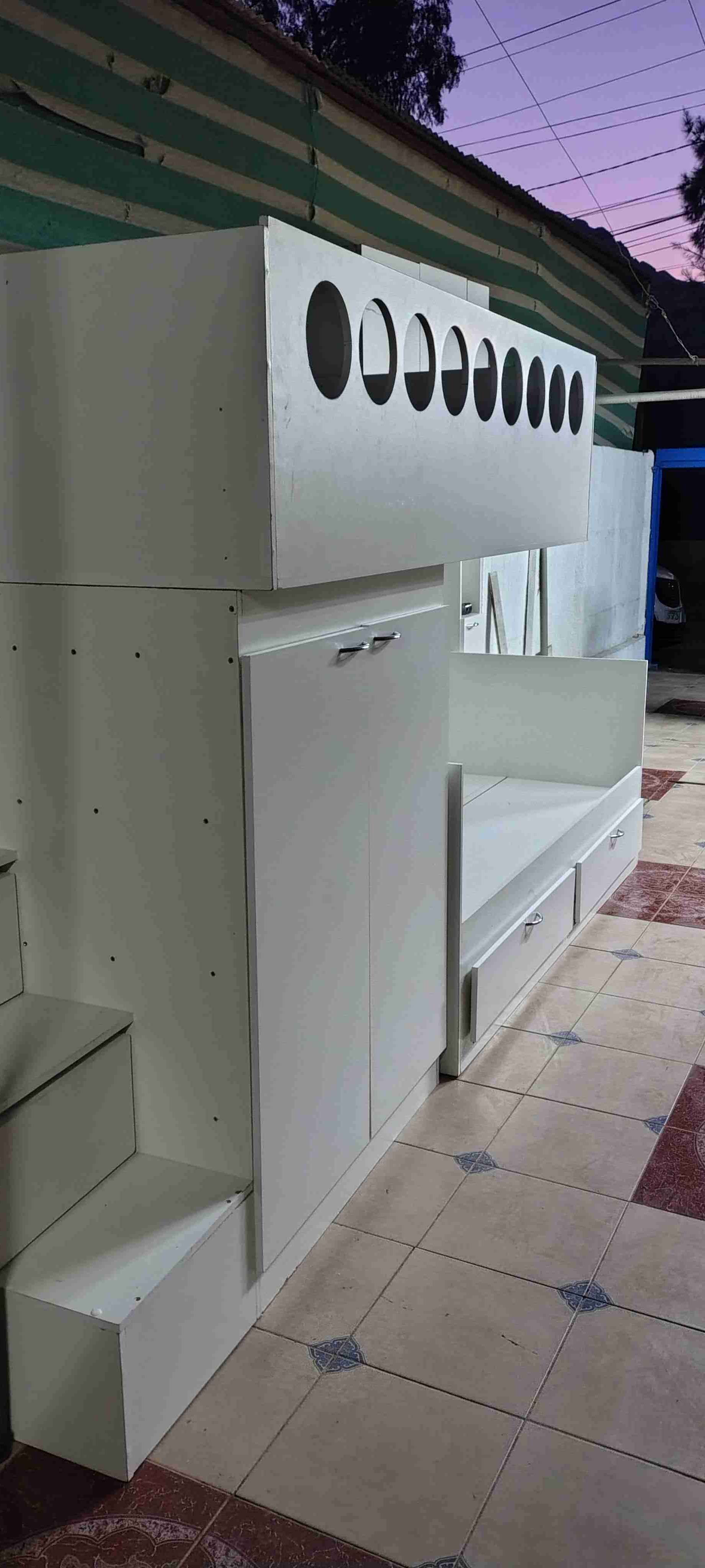 Mueble modular blanco con cajones - miniatura 4
