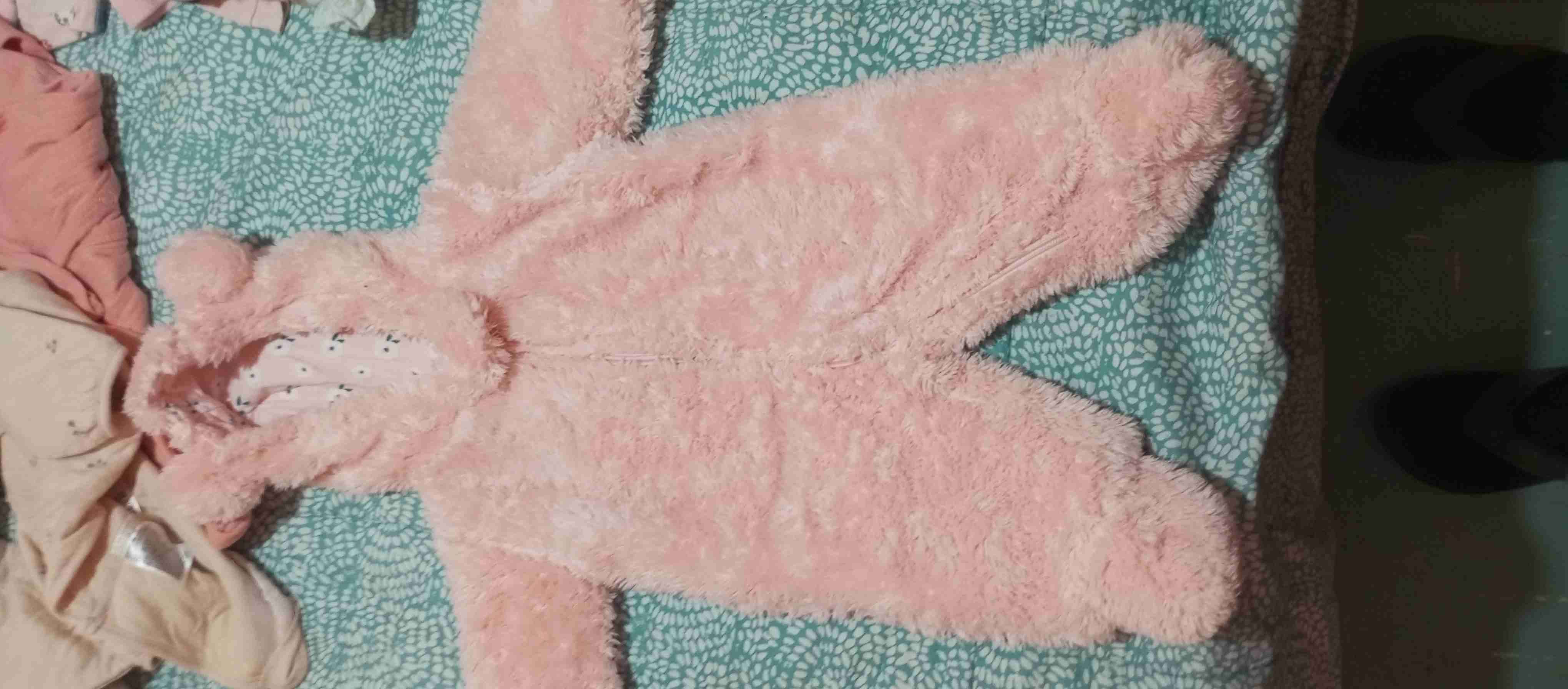 Enterito polar rosado para bebé