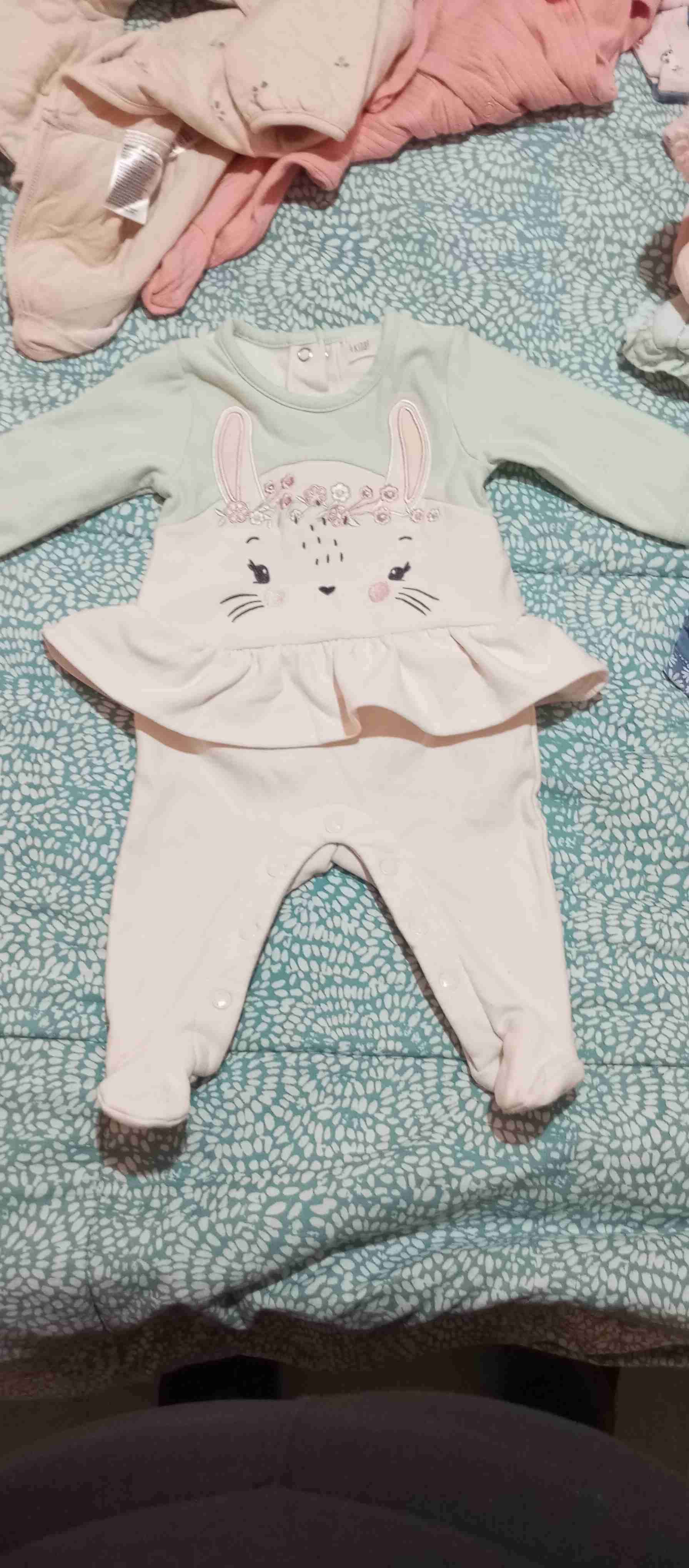 Enterito de bebé verde menta - miniatura 1