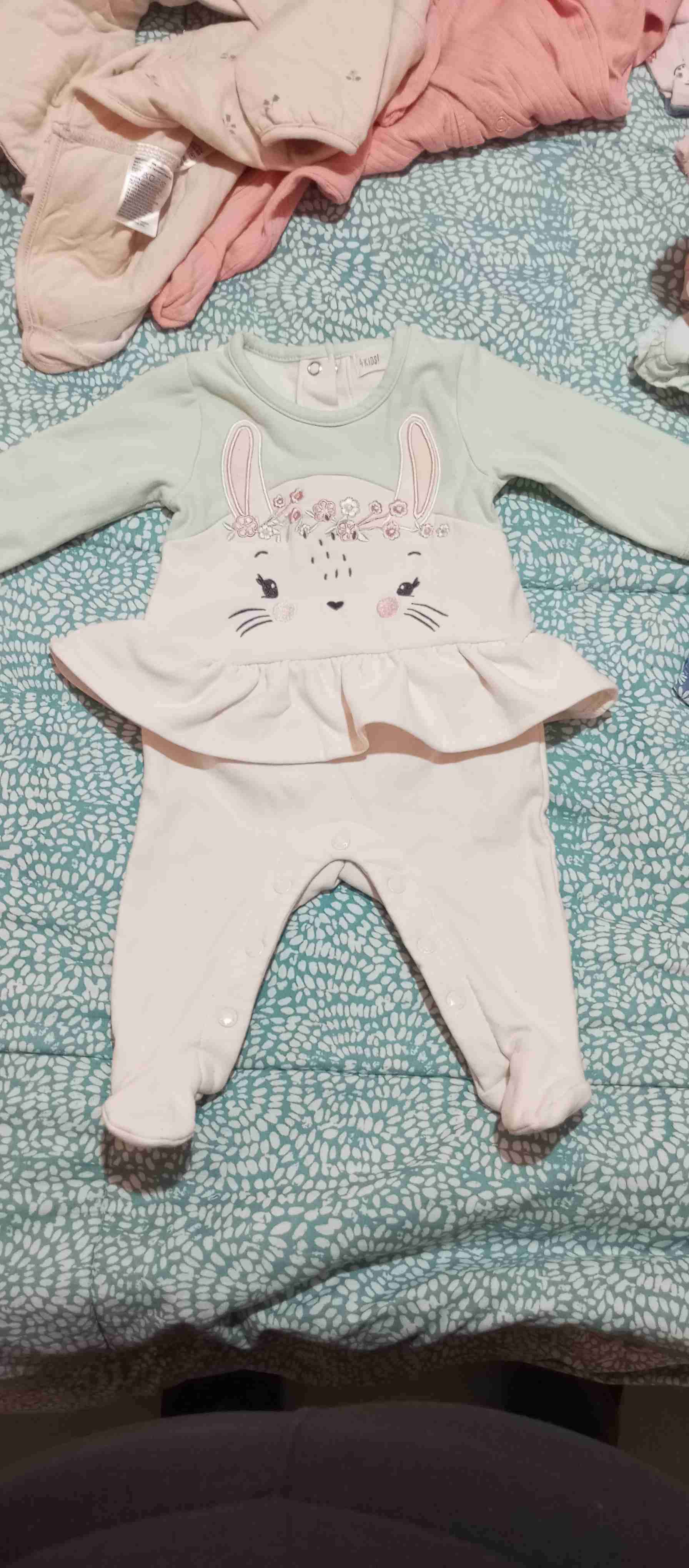 Enterito de bebé verde menta - miniatura 2