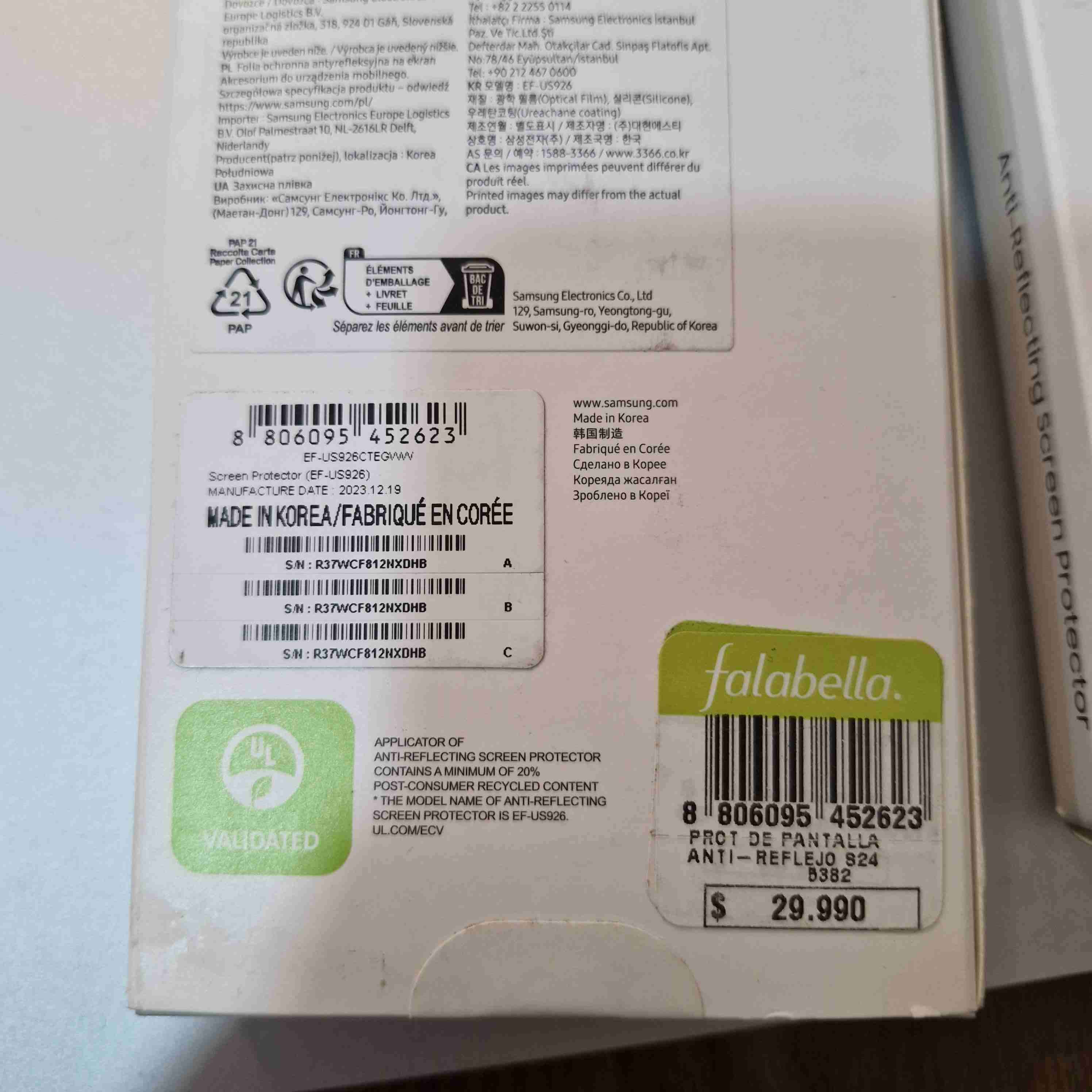 Protector de pantalla Galaxy S24+ - miniatura 2