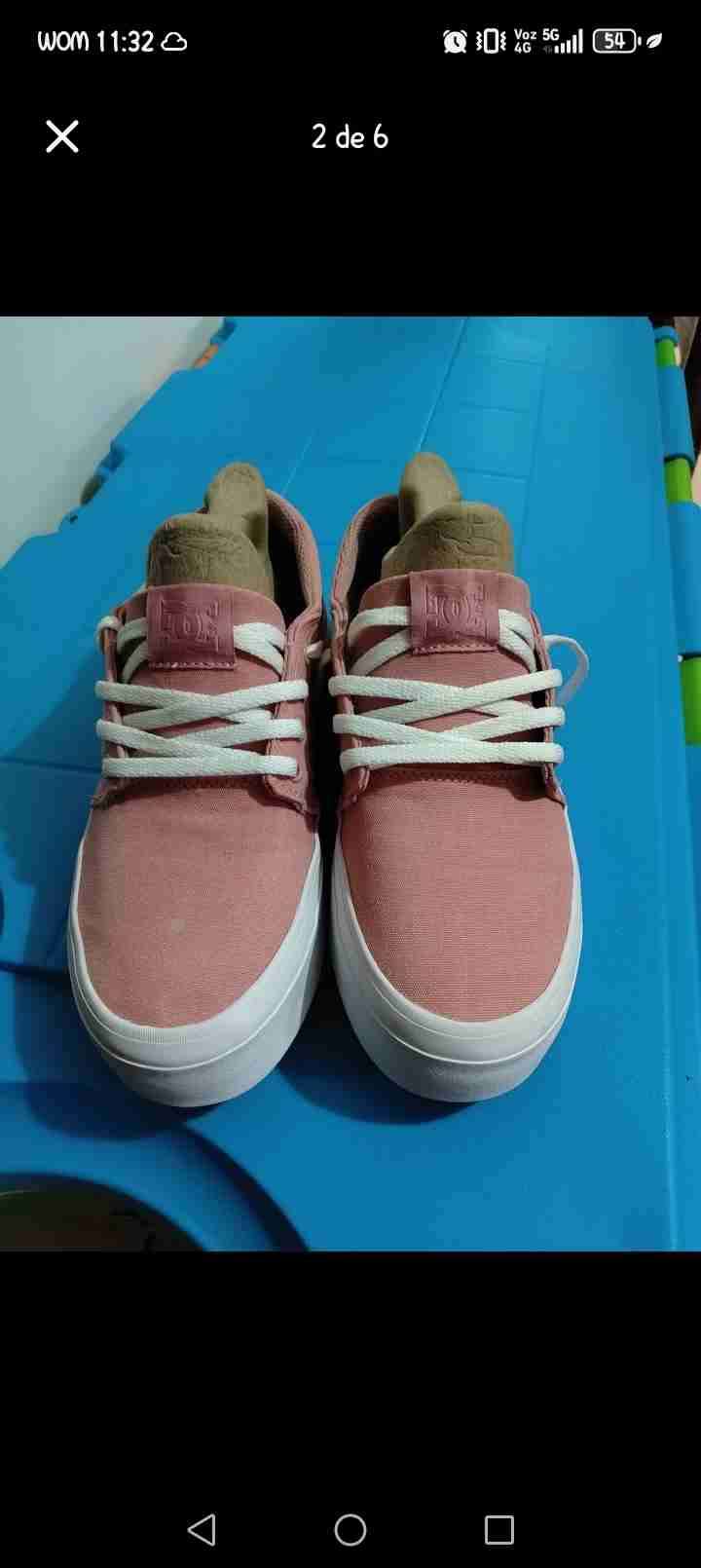 Zapatillas rosadas DC skate - miniatura 2