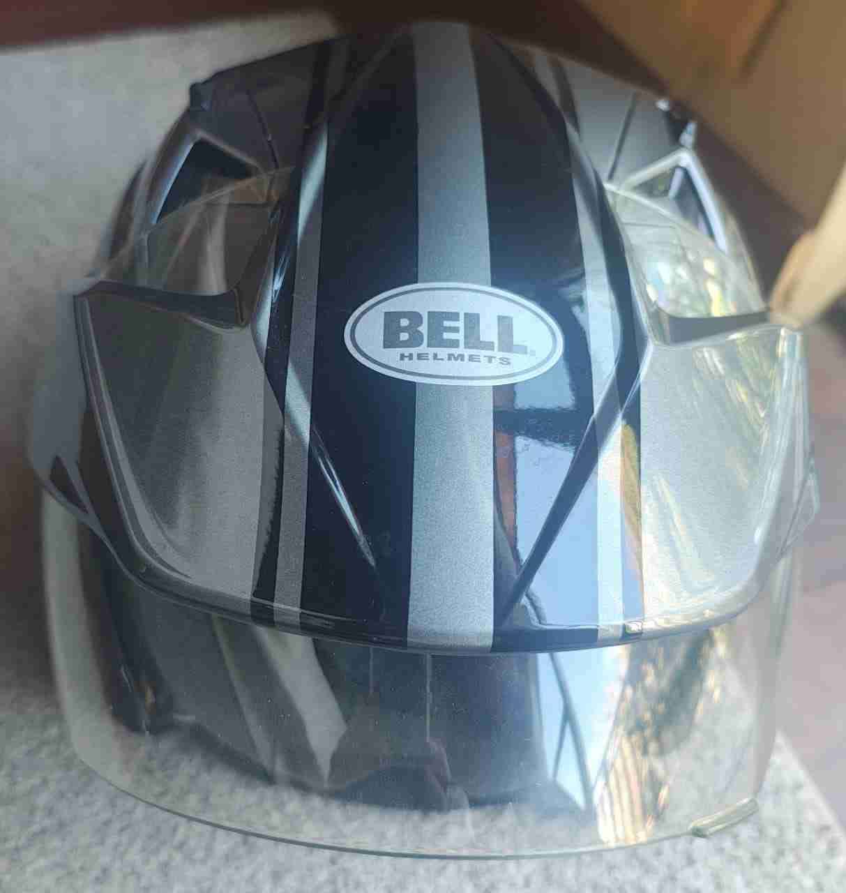 Casco de moto negro - miniatura 6