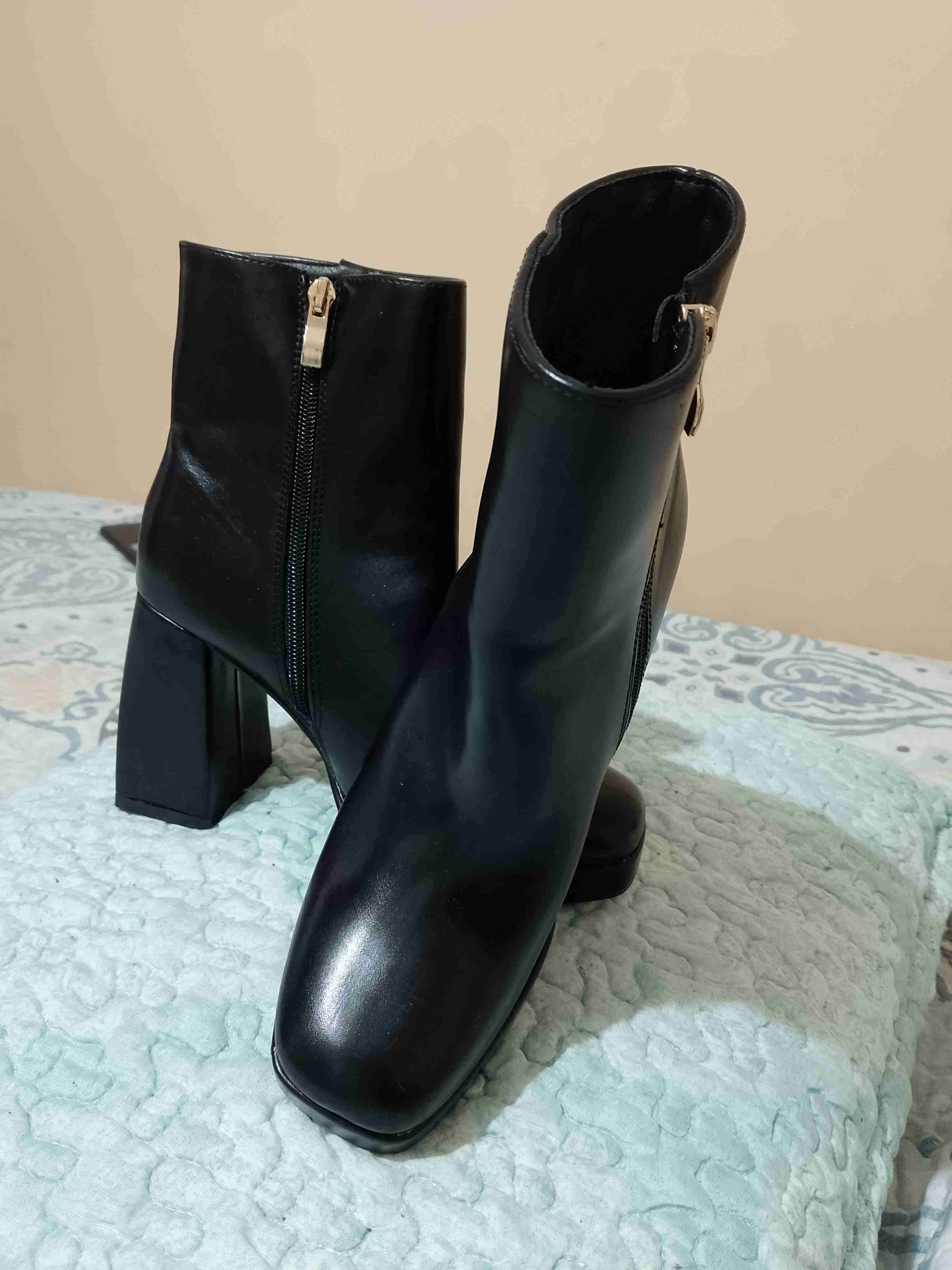 Botines negros de plataforma - miniatura 2