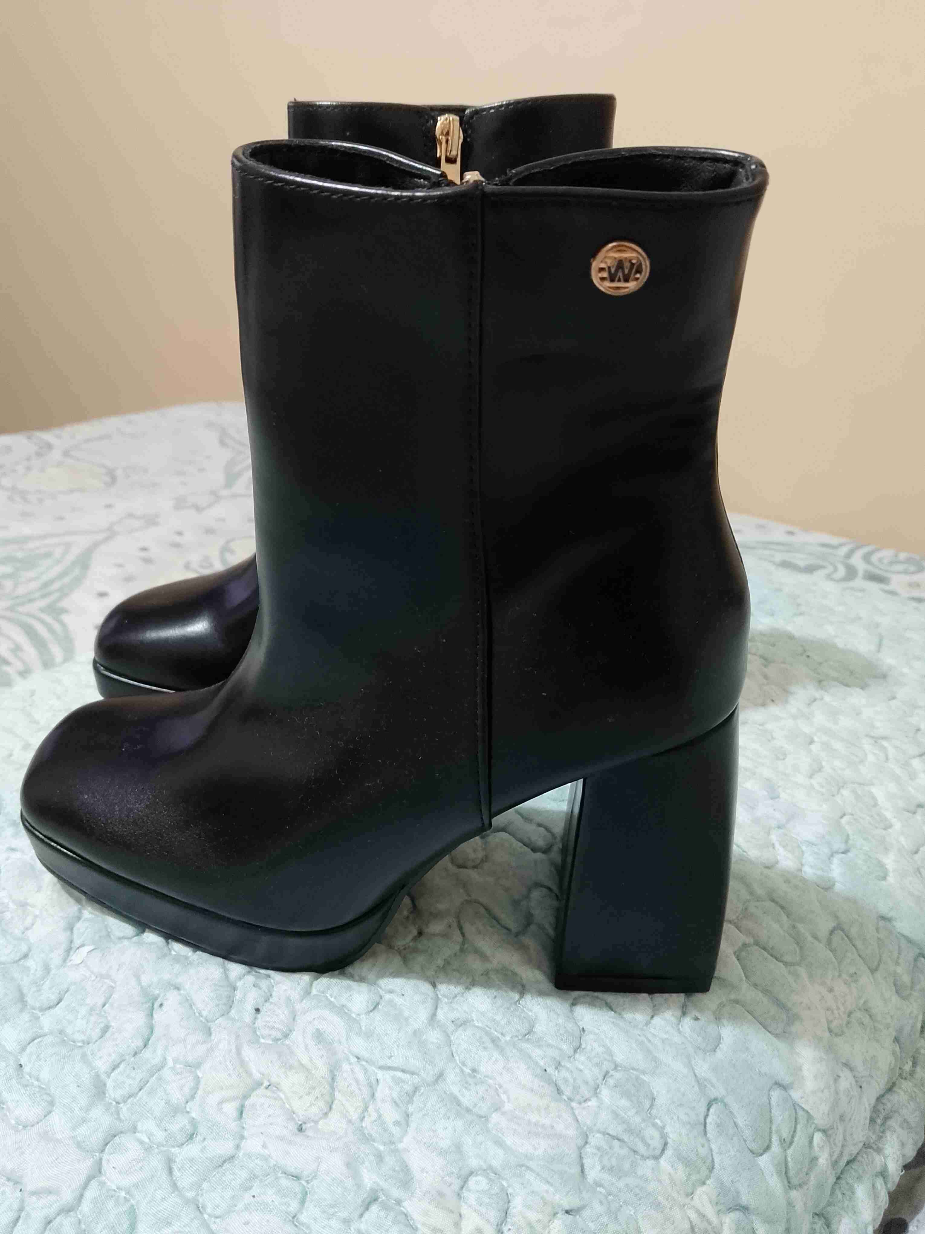 Botines negros de plataforma - miniatura 4