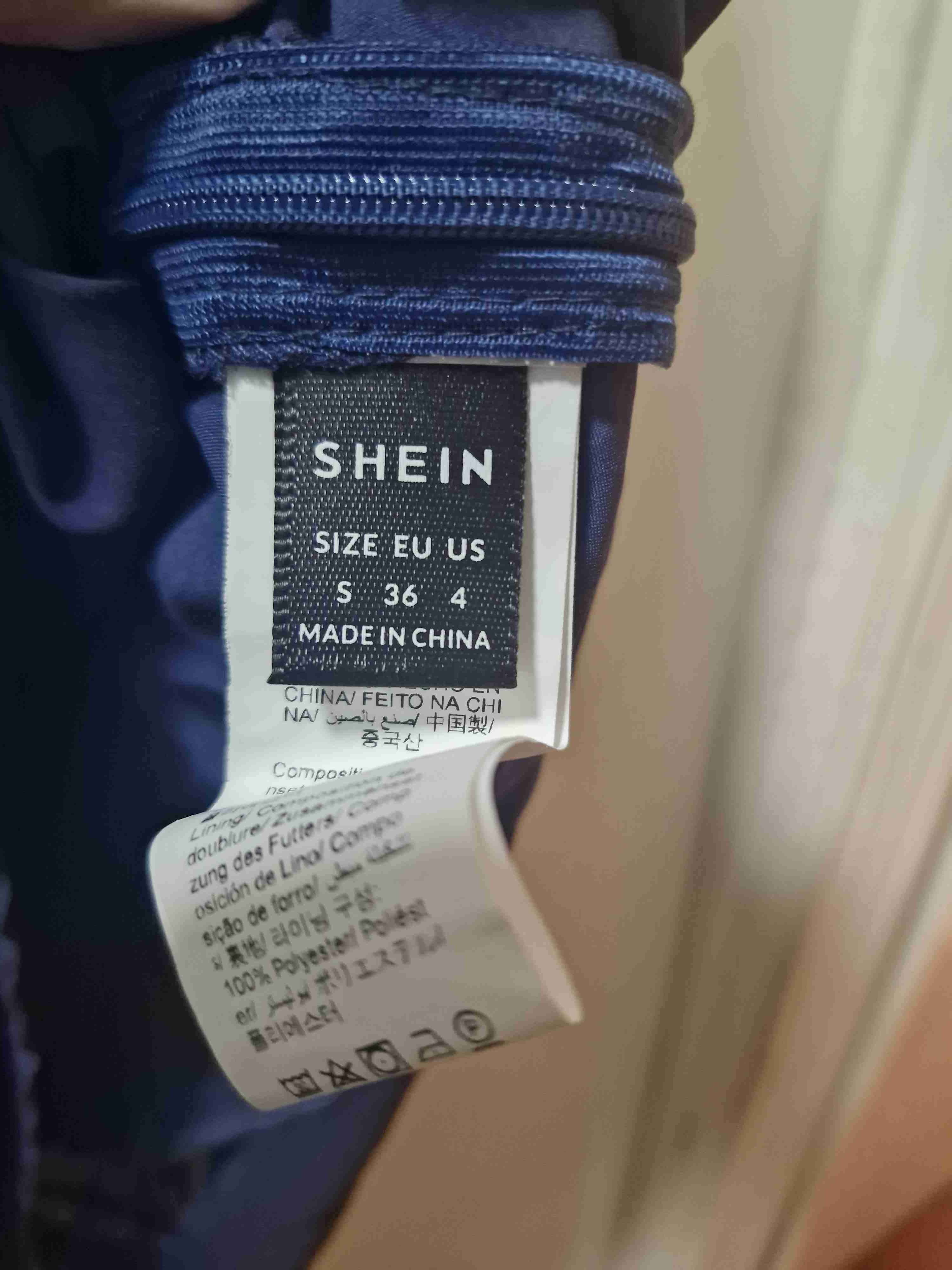 Polera larga azul de tirantes - miniatura 4