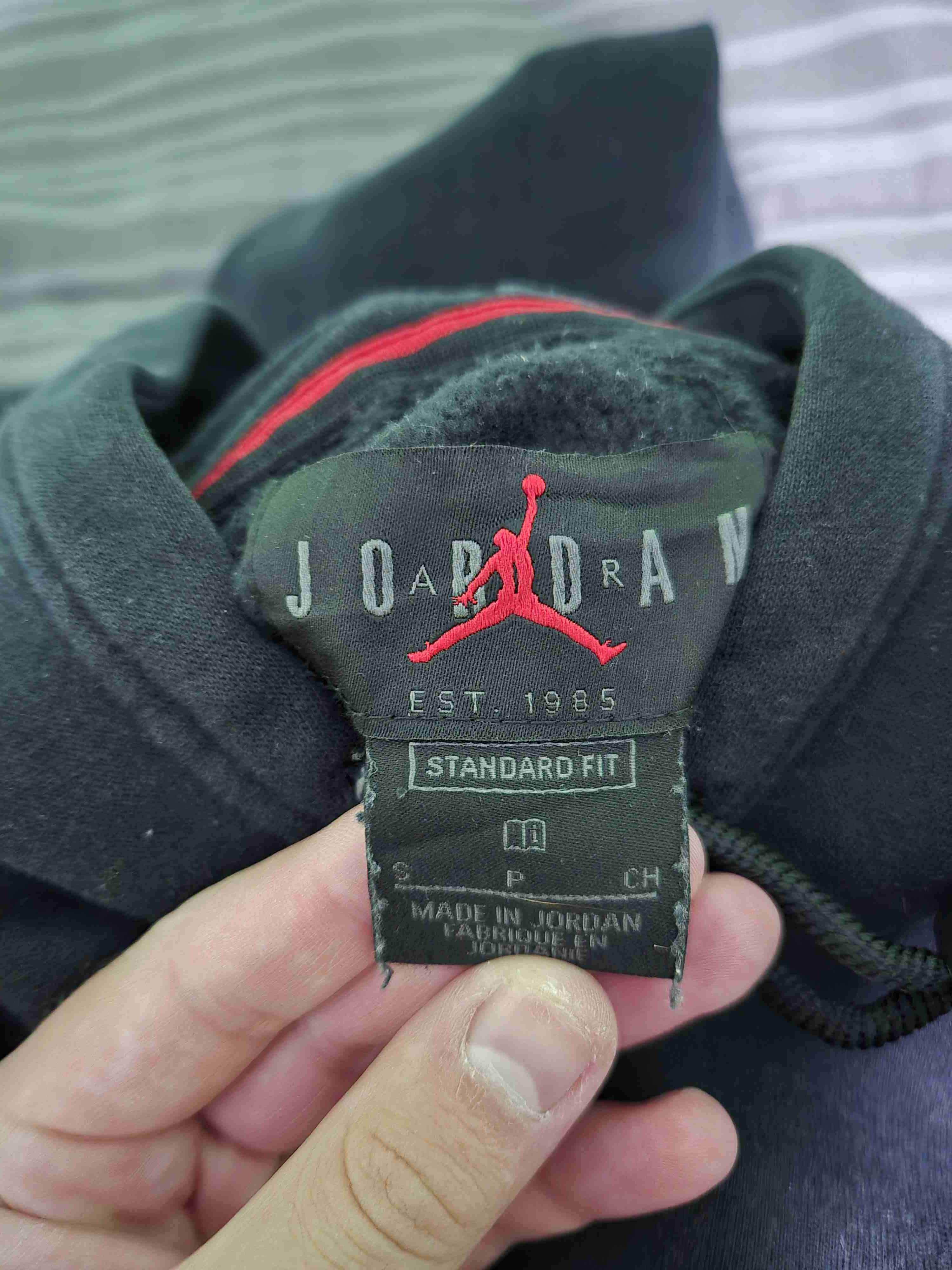 Polerón negro con capucha Jordan - miniatura 2