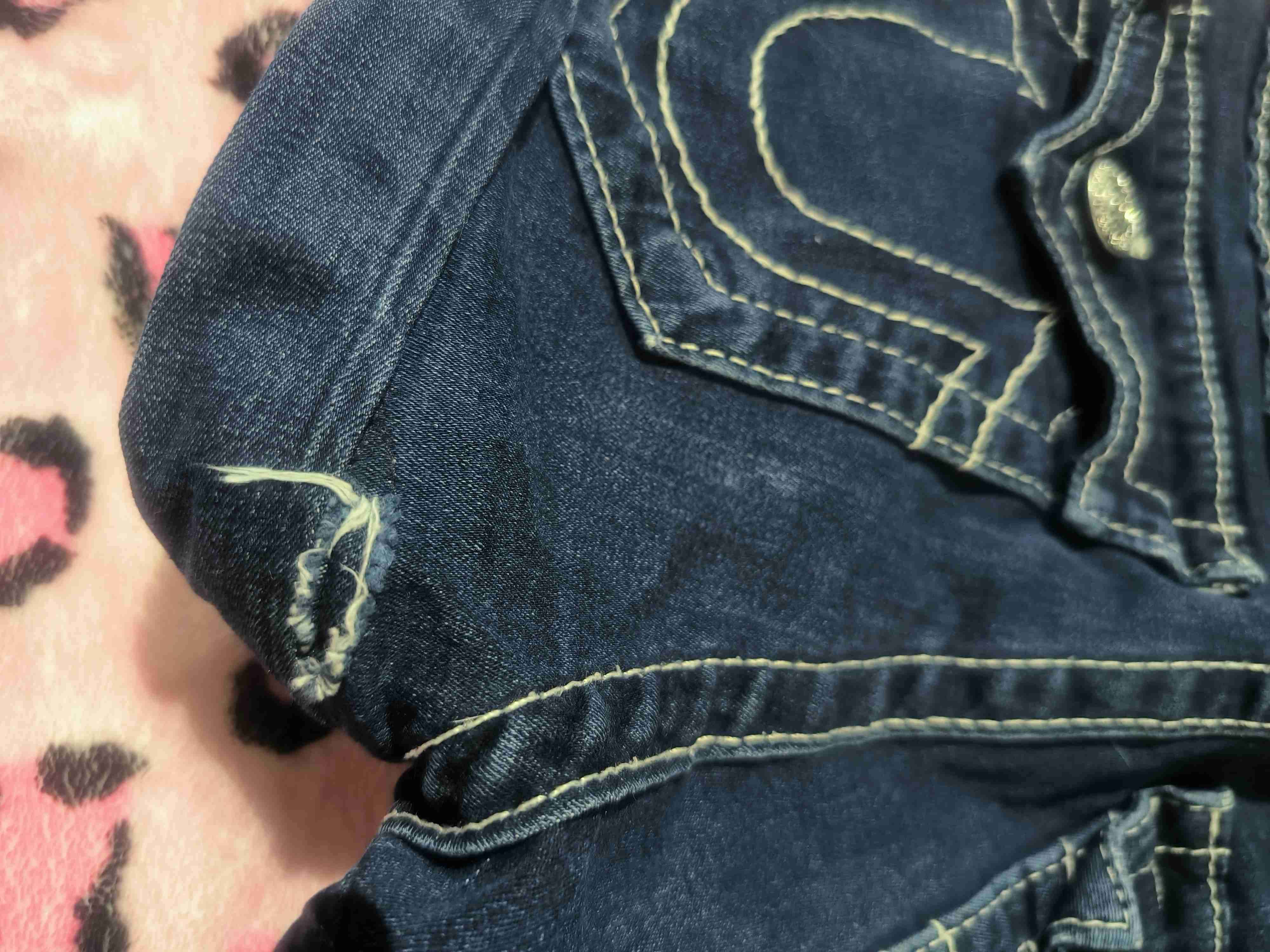 Shorts y2k true religión - miniatura 5