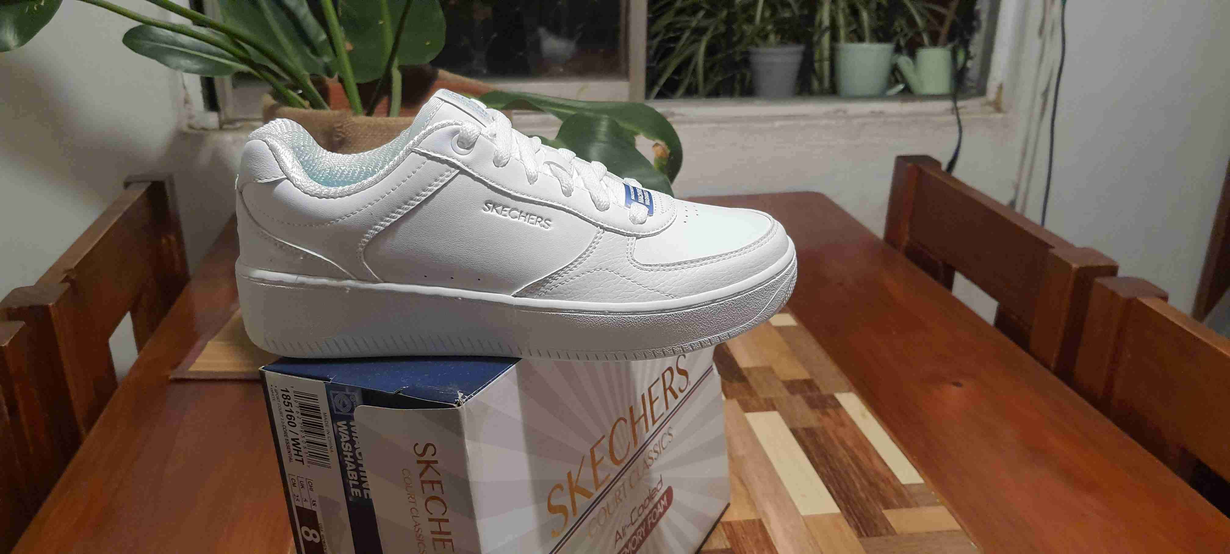 Zapatillas Skechers Court Classics blancas - miniatura 4