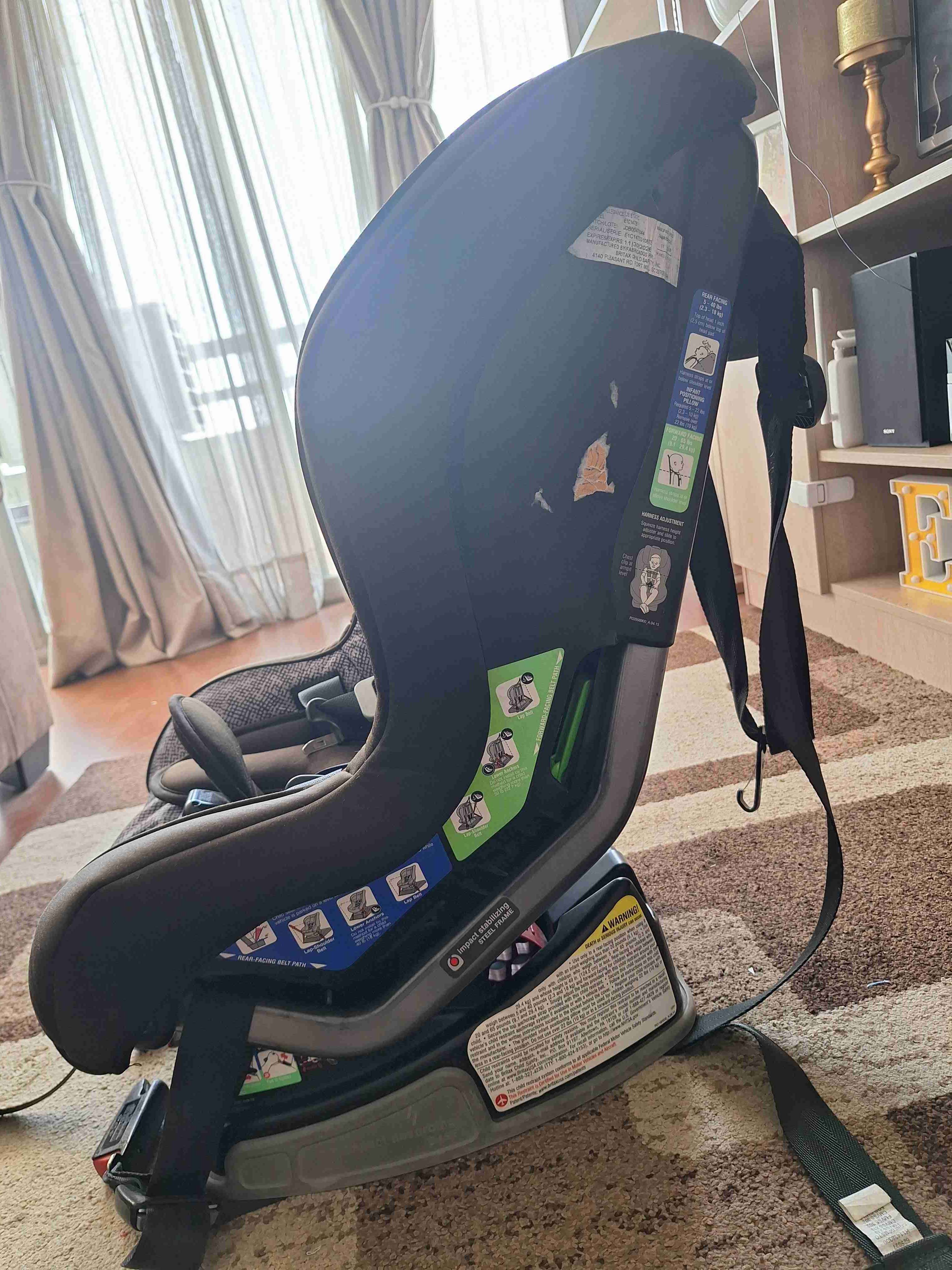 Silla de auto Britax negra - miniatura 6