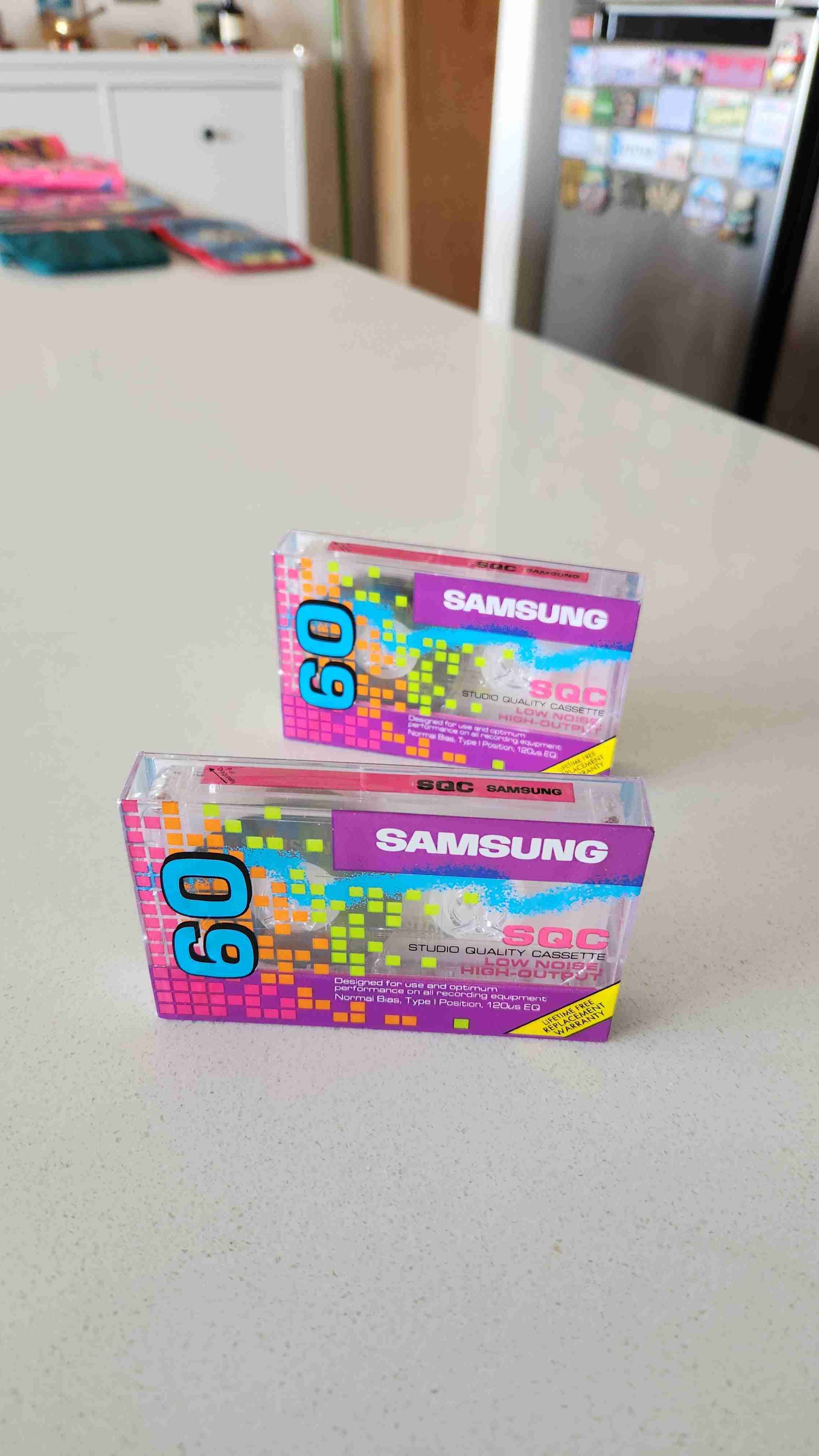 Cassettes Samsung 60 SQC nuevos - 3