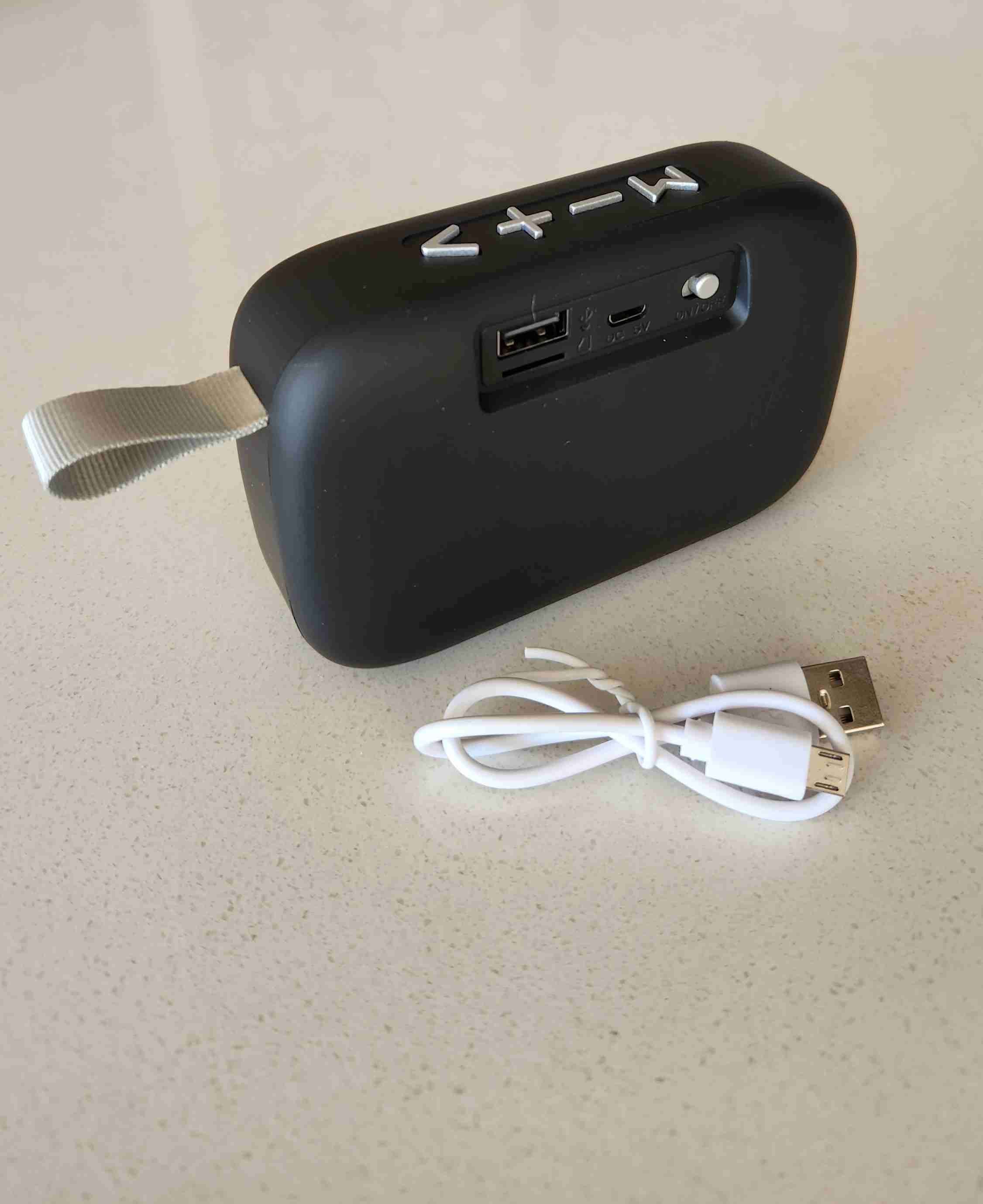 Parlante Bluetooth portátil negro - miniatura 2