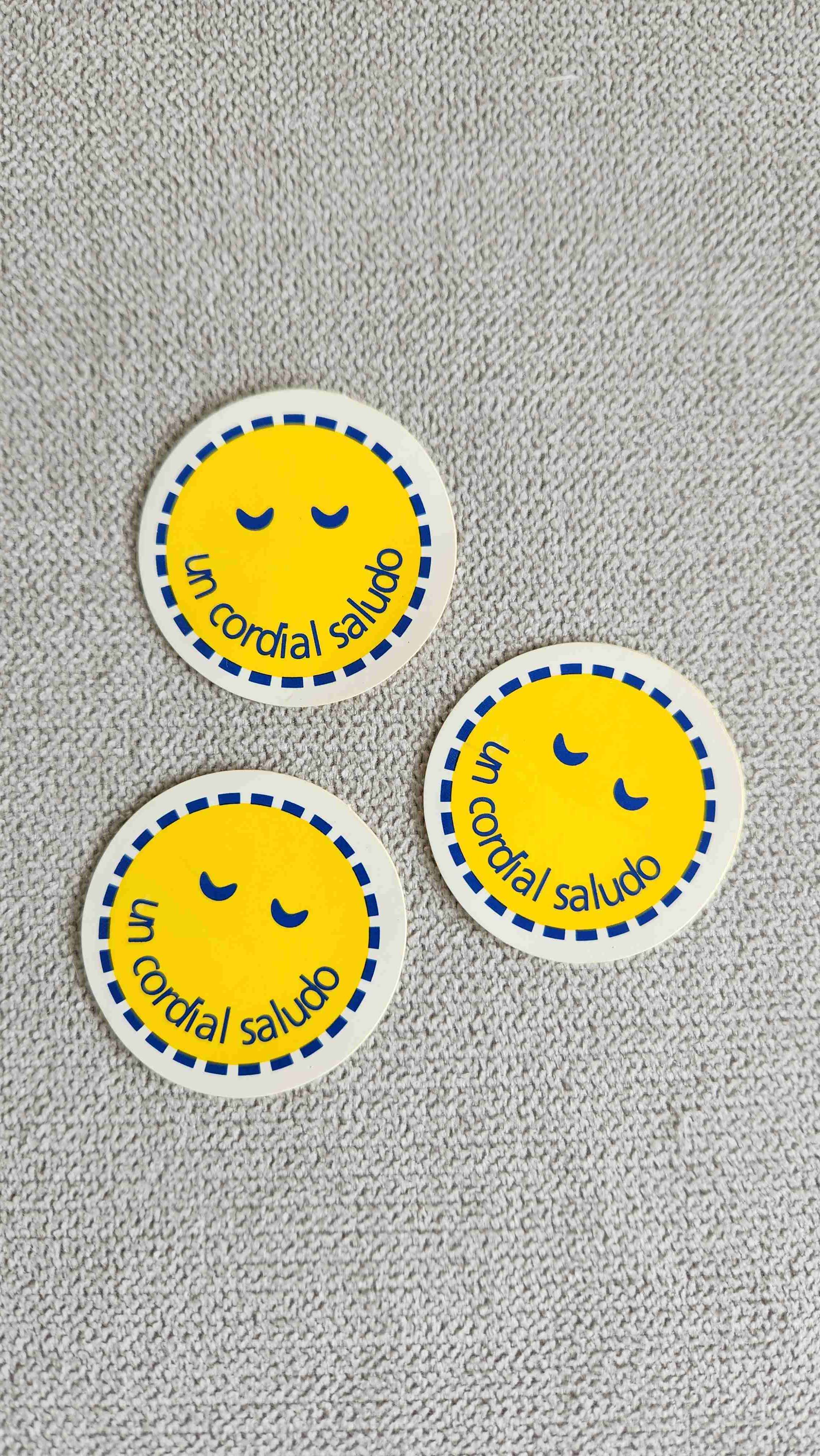 Stickers amarillos sonrientes años 90 - miniatura 4