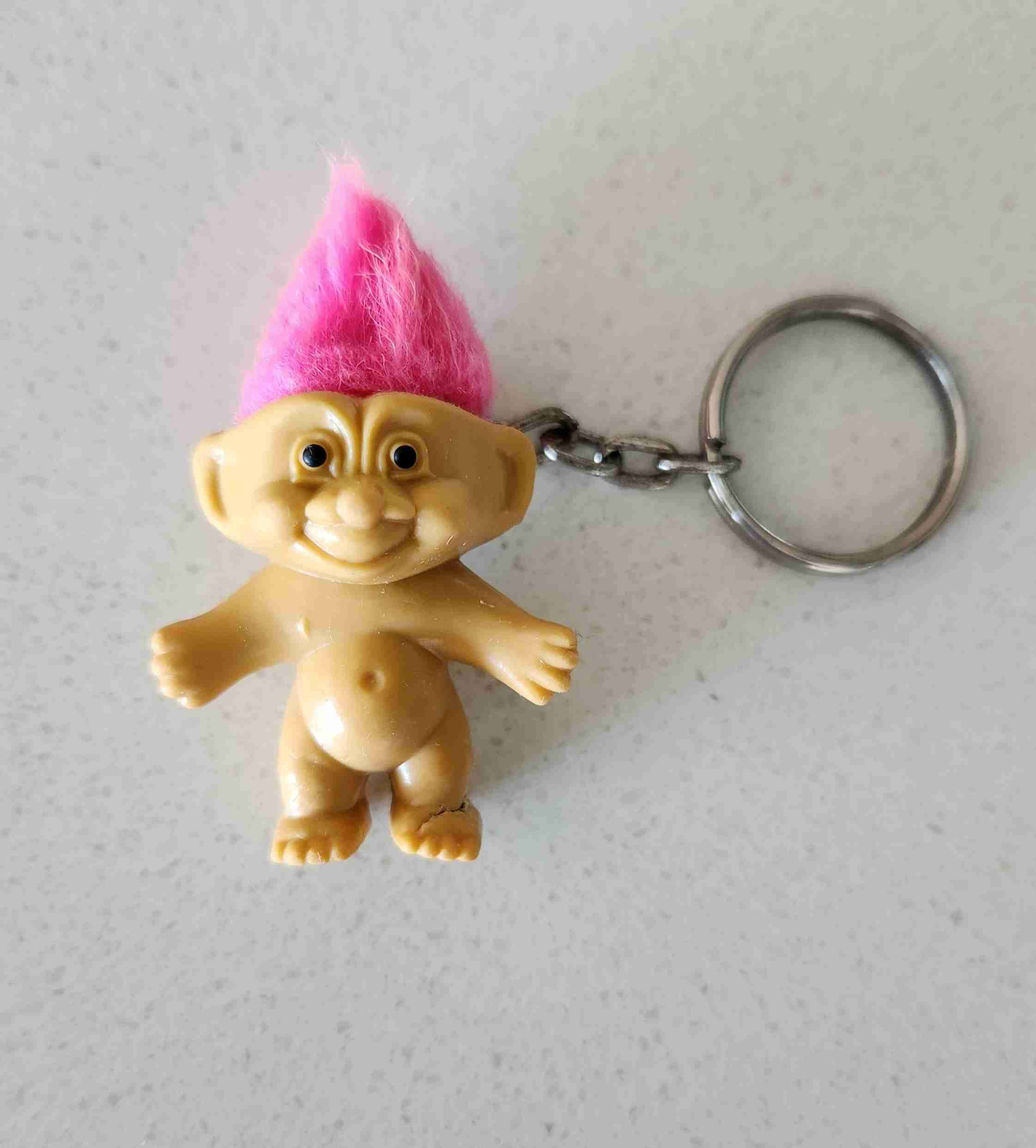 Llavero muñeco troll años 90 - miniatura 2