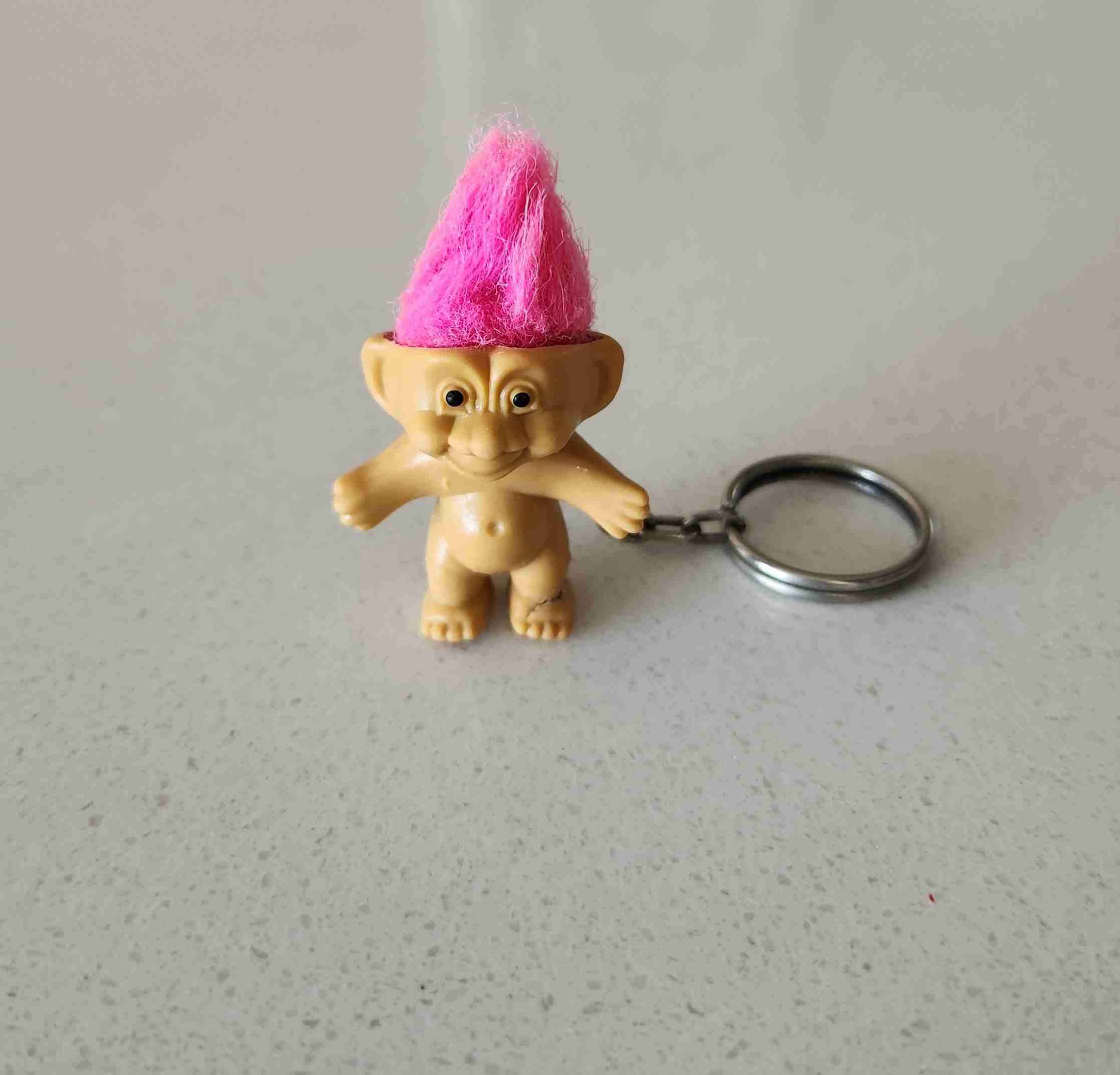 Llavero muñeco troll años 90 - miniatura 4