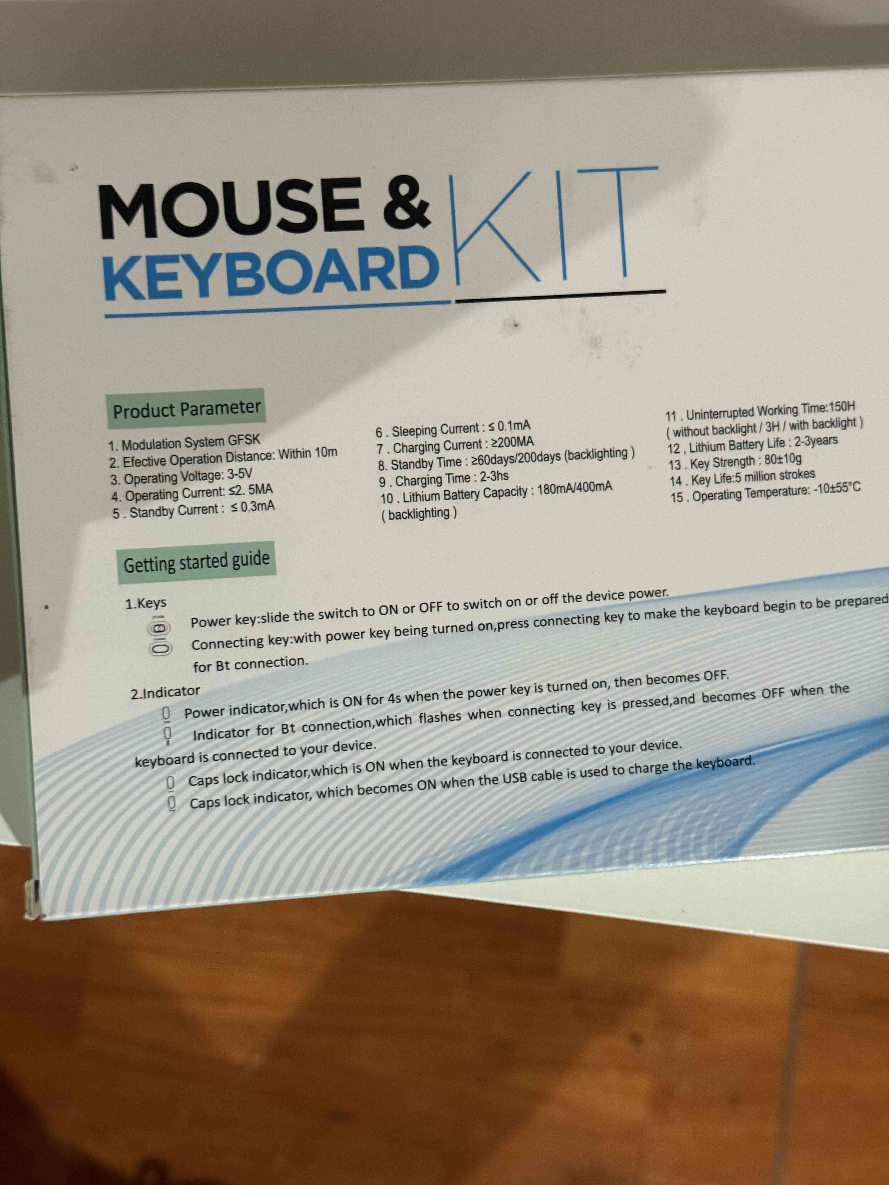 Kit de teclado y mouse inalámbrico - miniatura 3