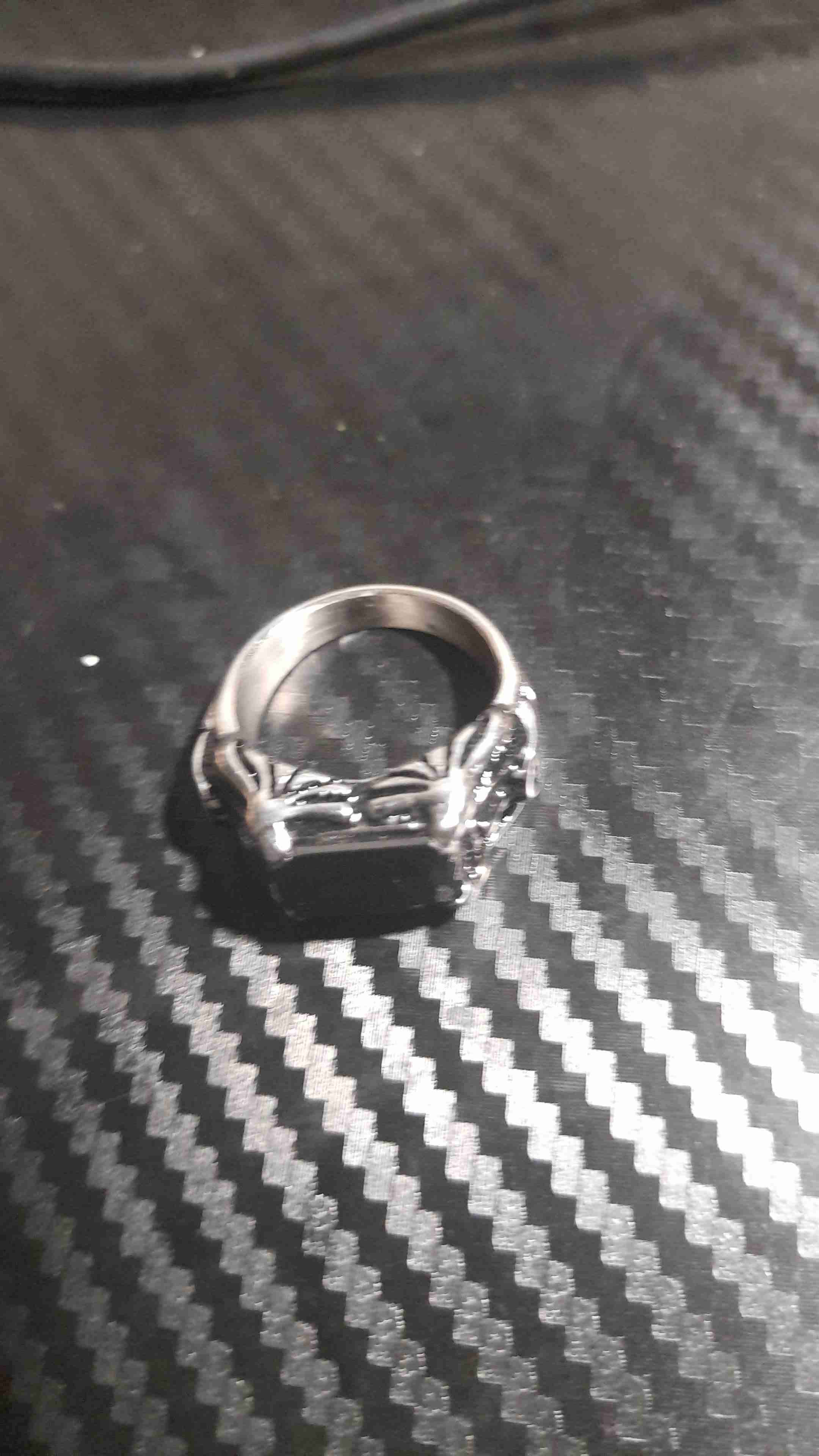 Anillo dorado 💍 con piedras 💎 - miniatura 3