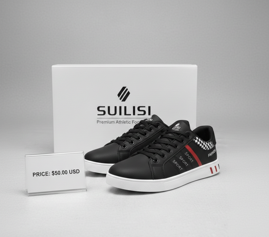 Zapatillas deportivas negras Suilisi - miniatura 2