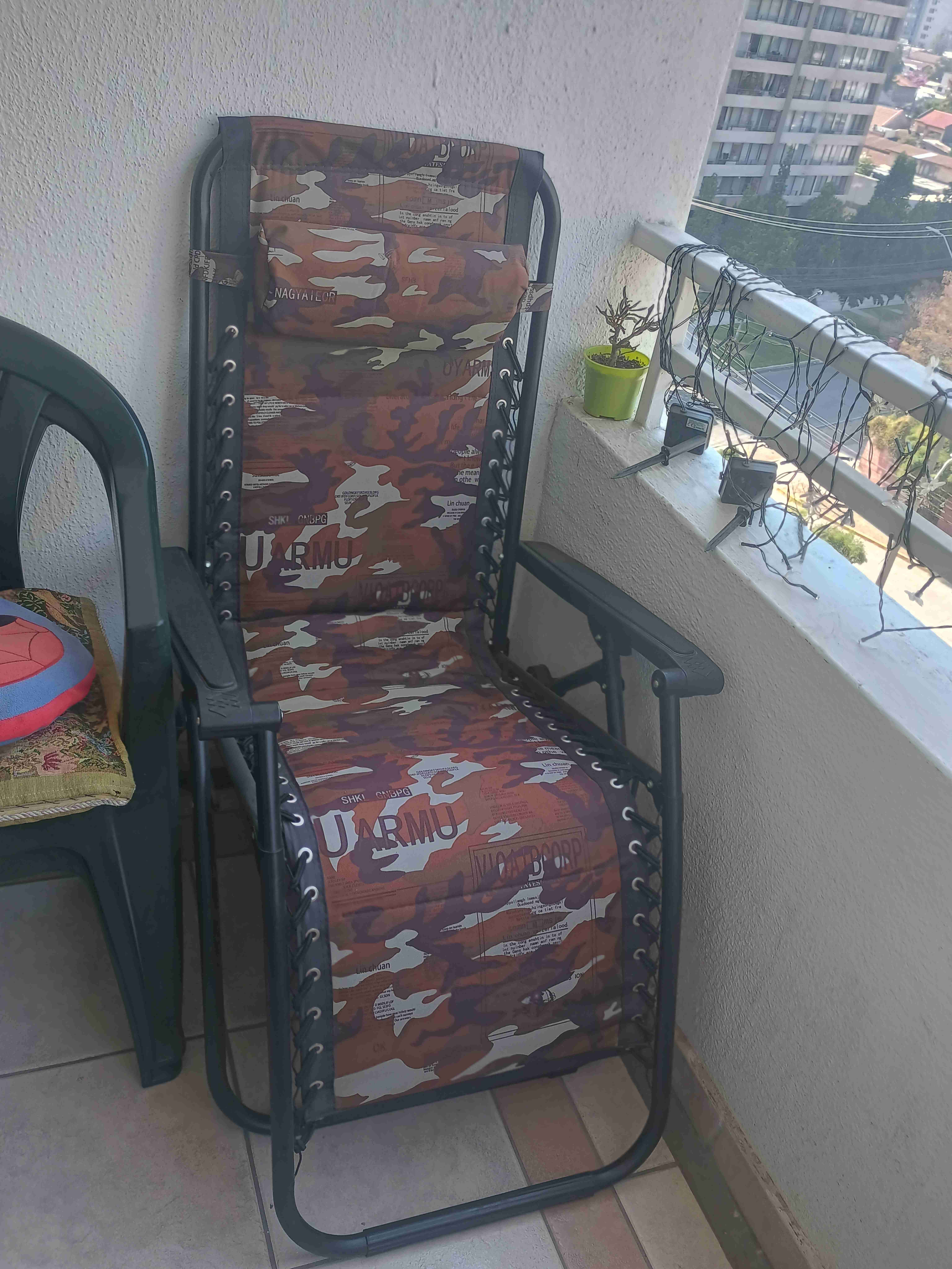 Silla plegable camuflaje