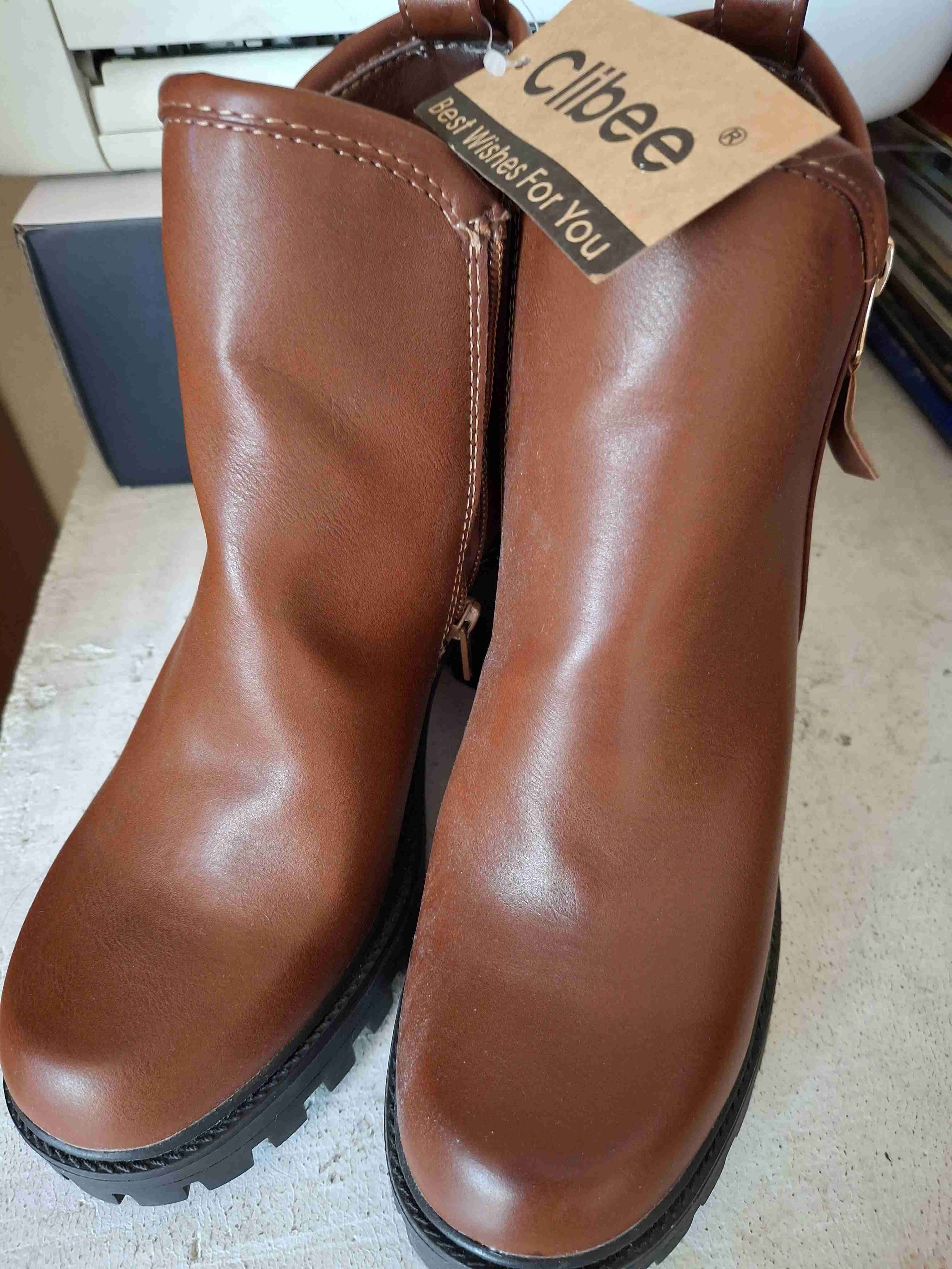 Botines marrones con cierre - 2