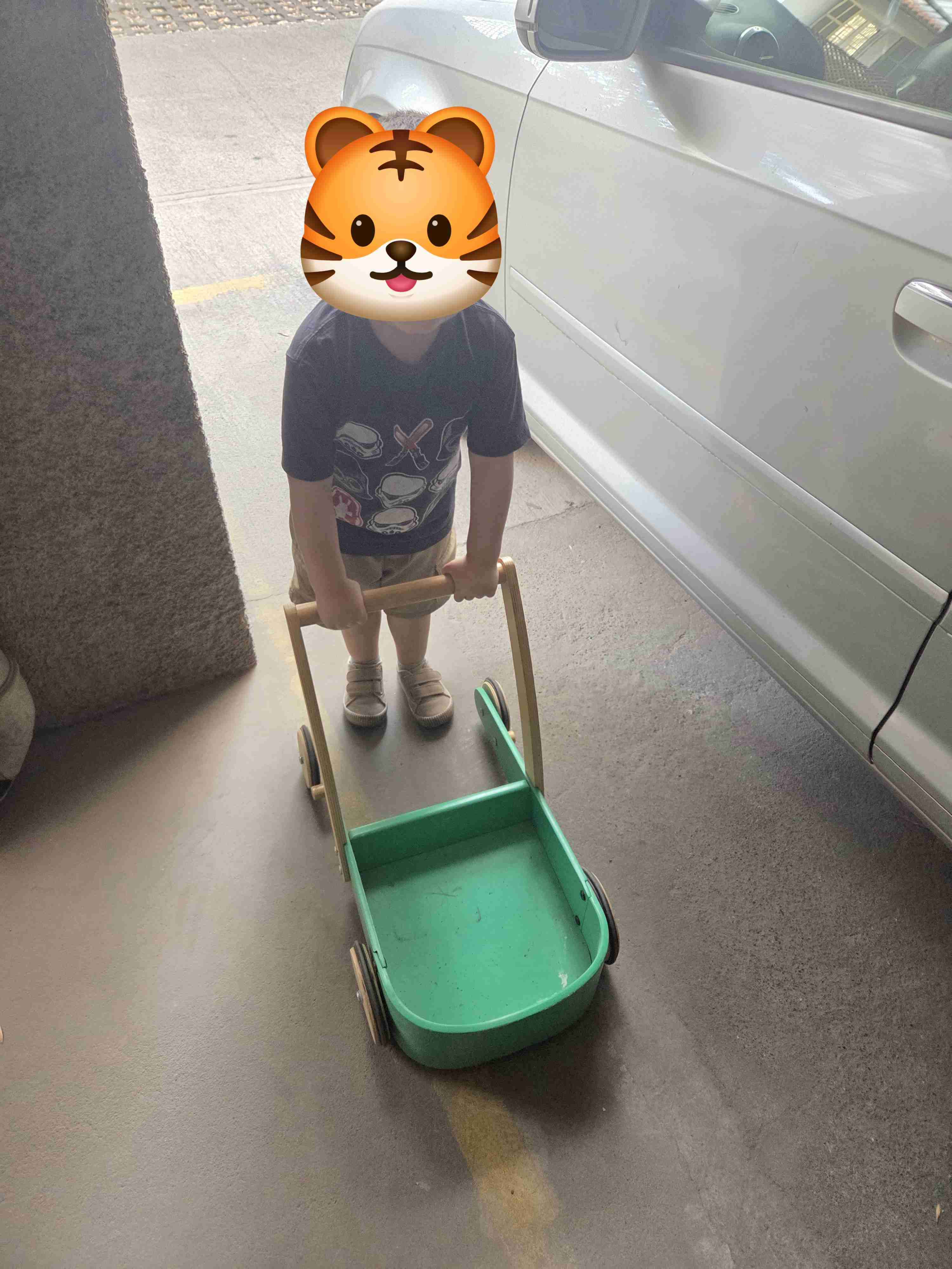 Carrito de madera para niños. Roda. - miniatura 1