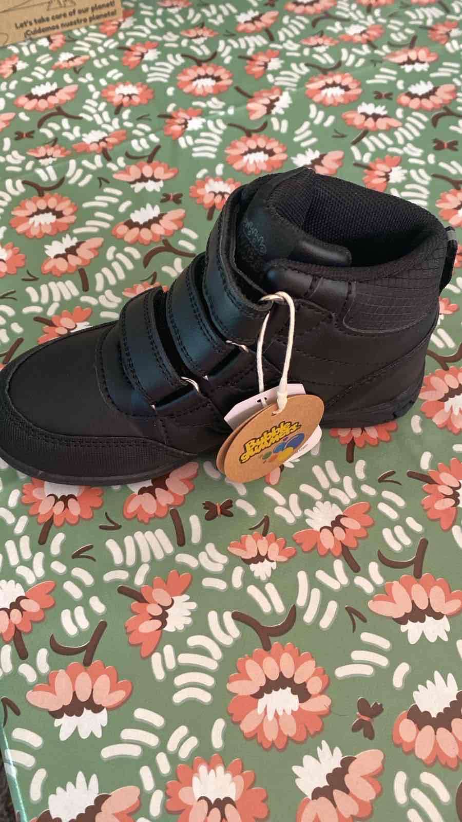 Zapatilla alta negra infantil - miniatura 2