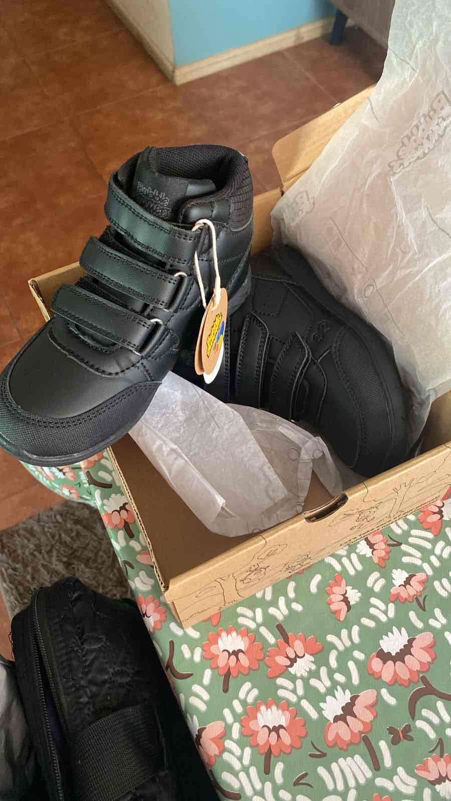 Zapatilla alta negra infantil - miniatura 3