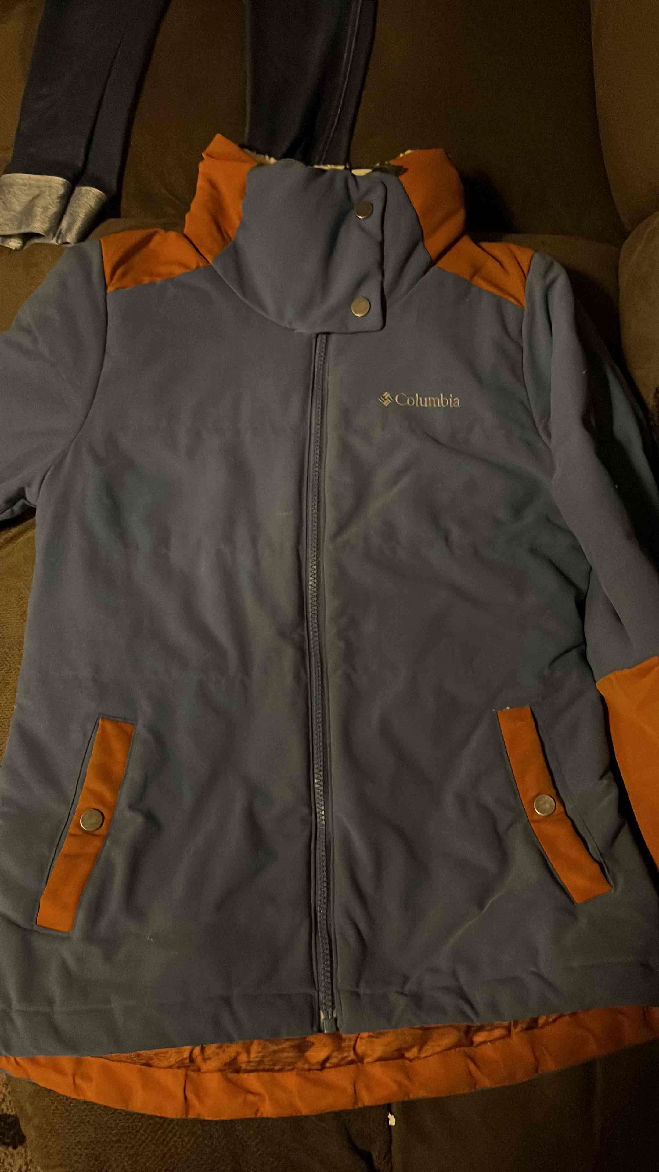 Chaqueta Columbia azul y naranja - miniatura 1