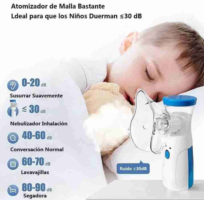 Nebulizador portátil recargable y a pilas - miniatura 5