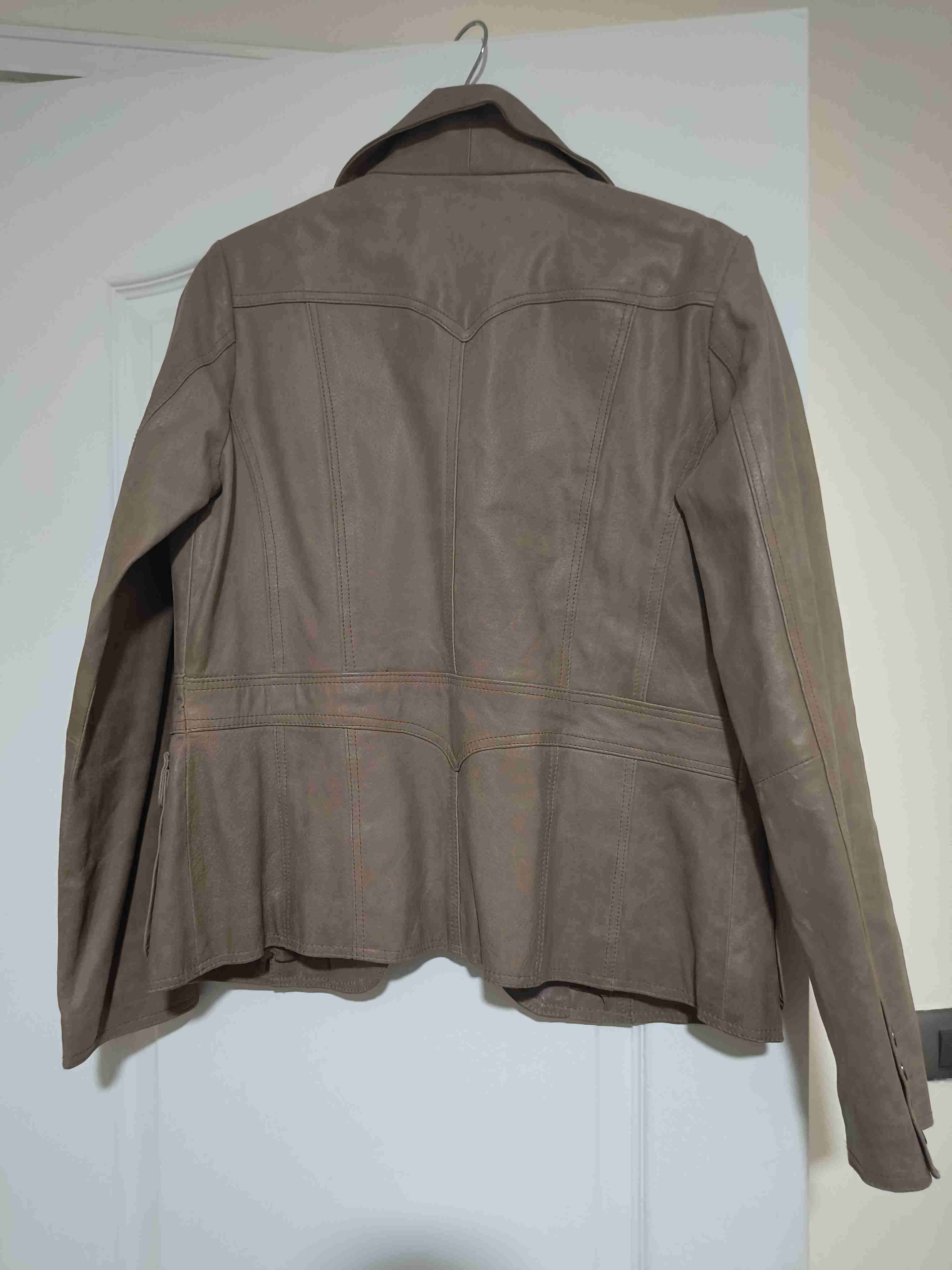 Chaqueta de cuero legítimo - miniatura 2