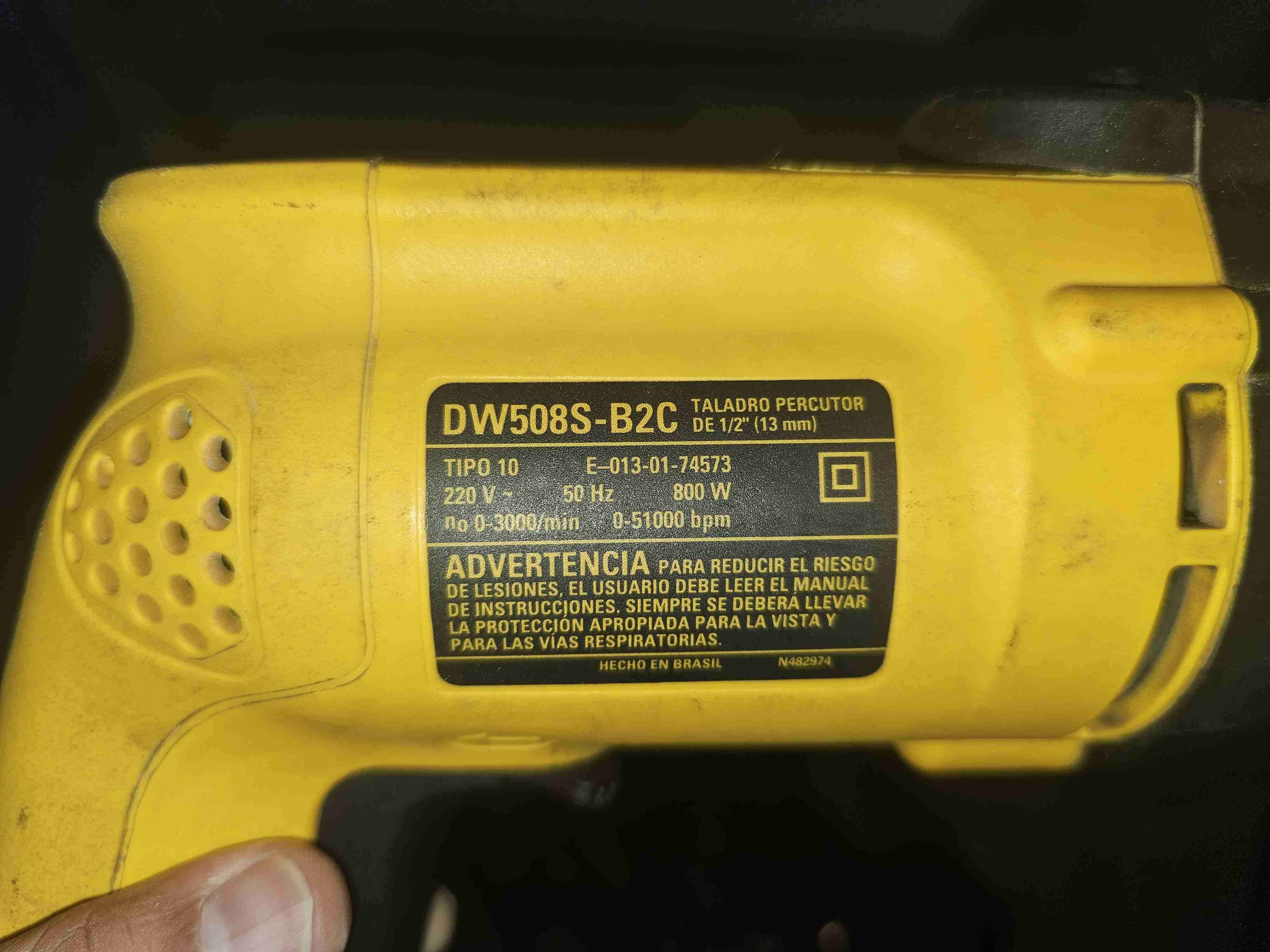 Taladro percutor 800w Dewalt - miniatura 2