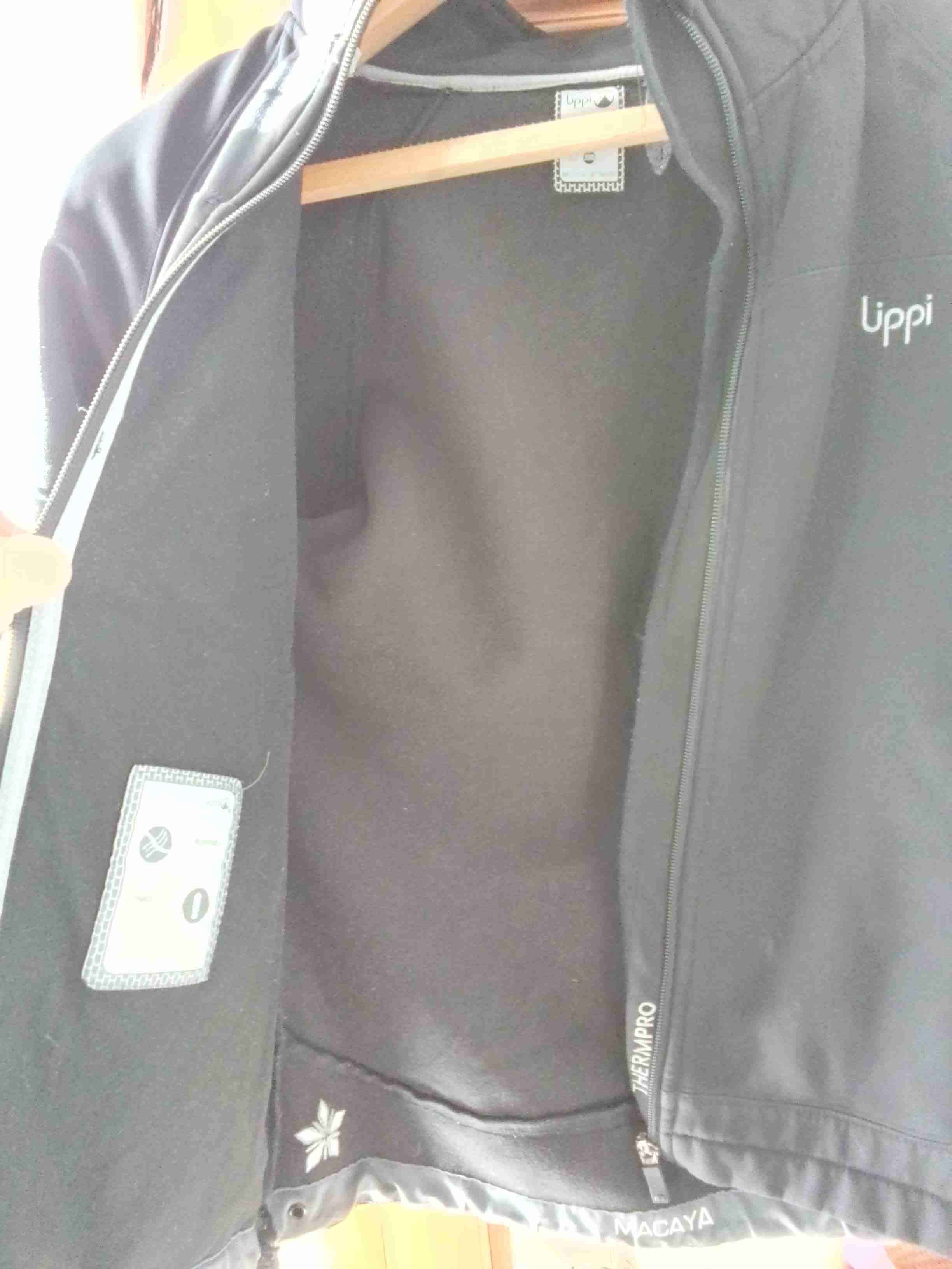 Chaqueta negra Lippi térmica - miniatura 1