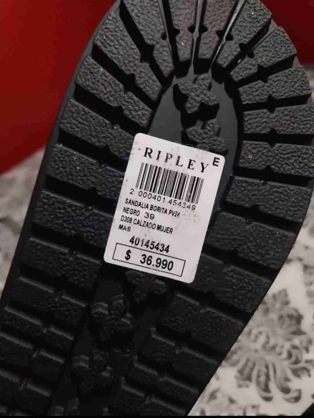 Sandalias negras N°39 - miniatura 2