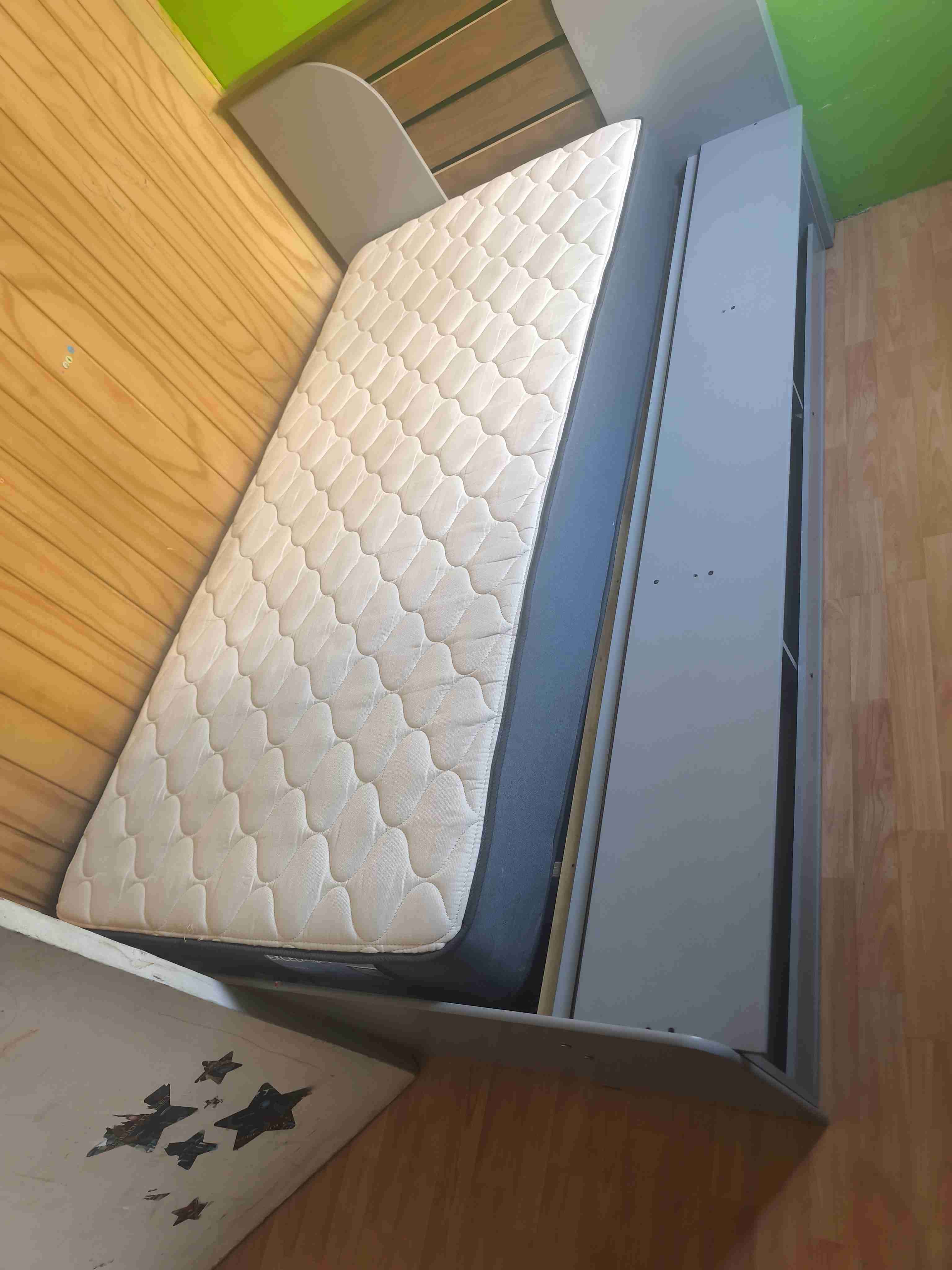 Cama individual con colchón - miniatura 3