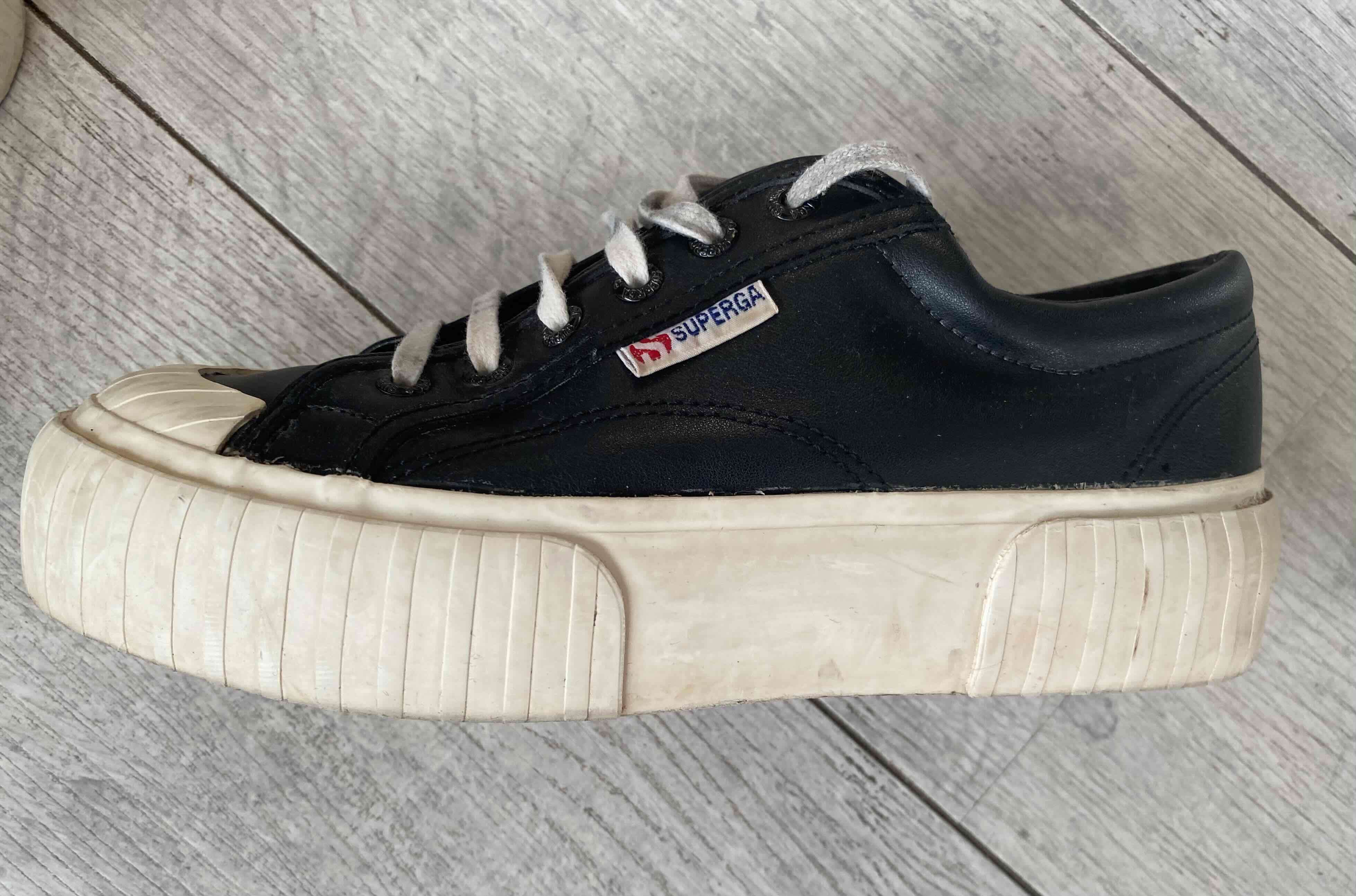 Zapatillas negras Superga talla 39 - miniatura 4