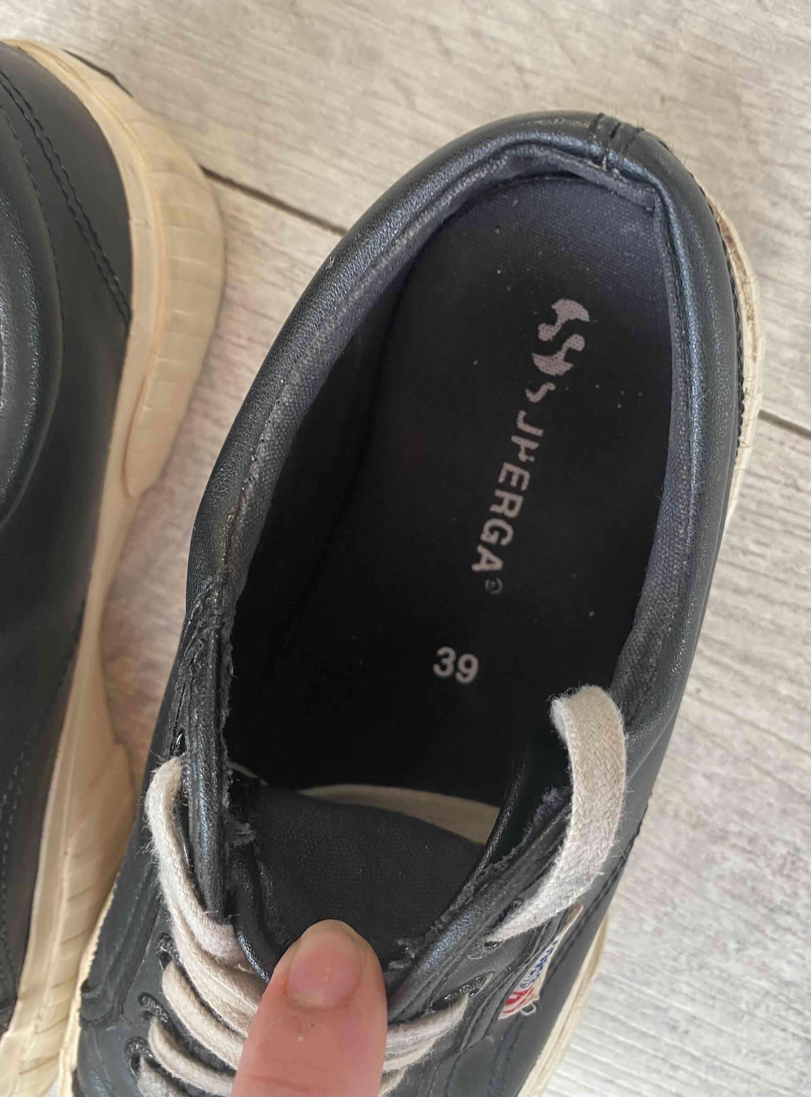 Zapatillas negras Superga talla 39 - miniatura 5