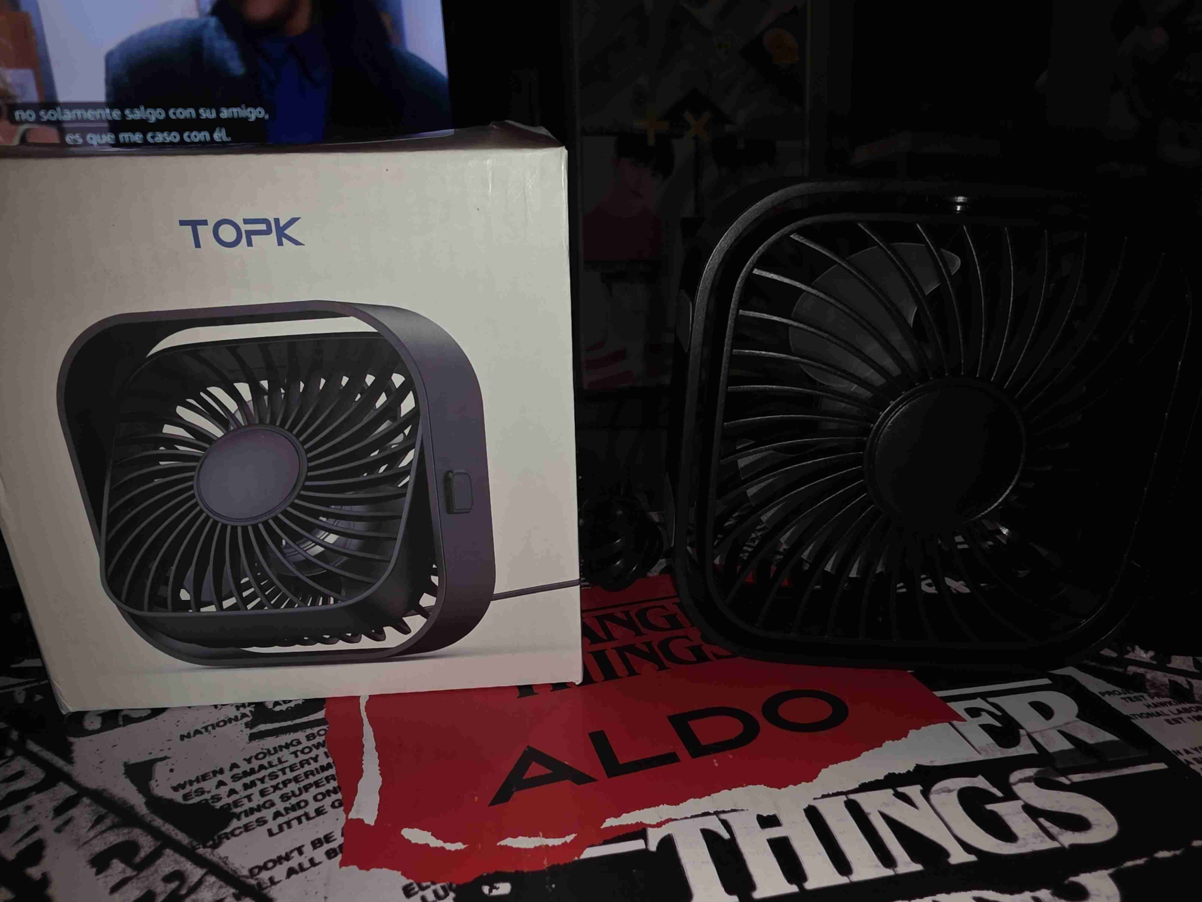 Ventilador USB TOPK - miniatura 1