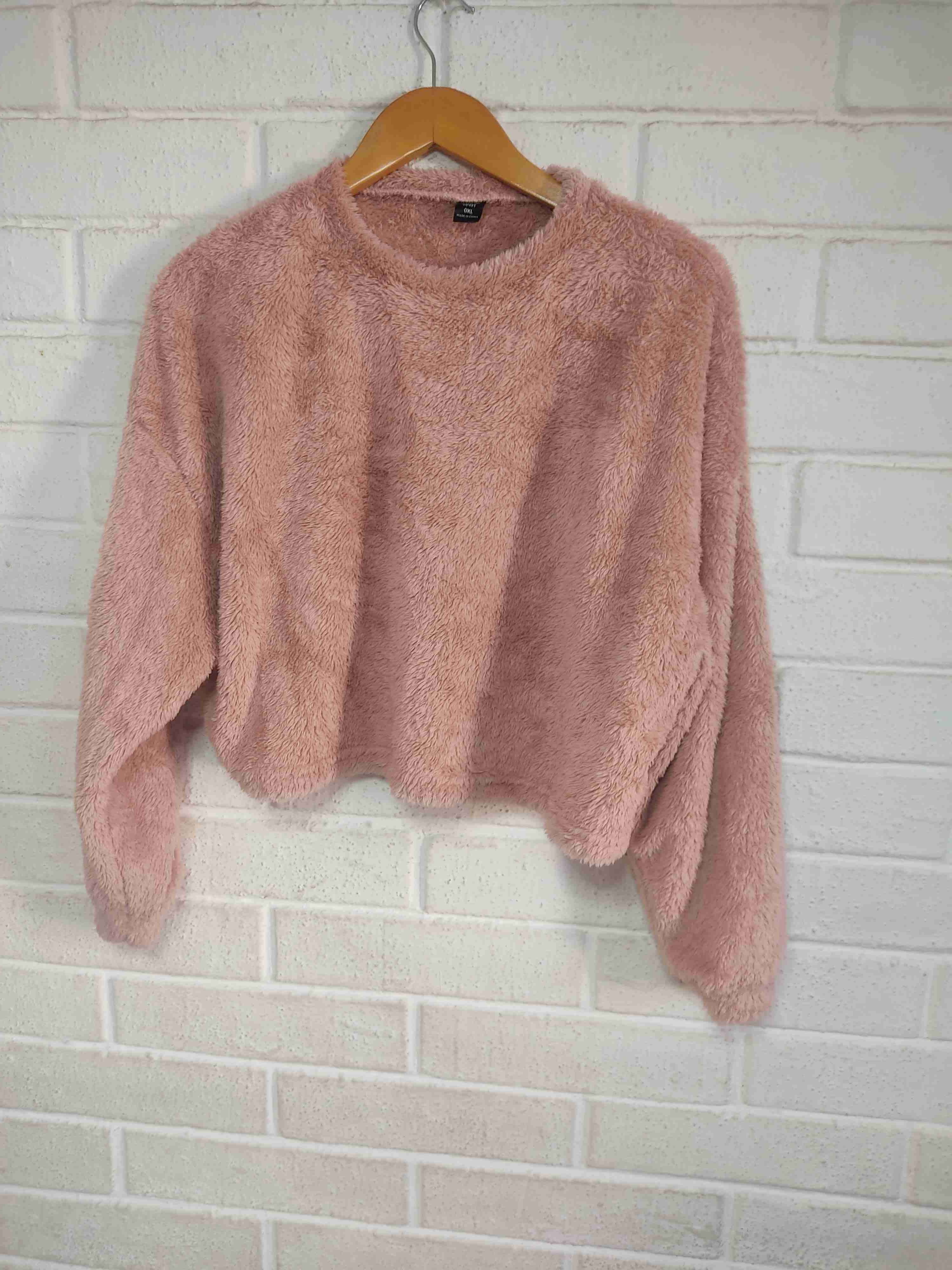 Sweater de felpa rosado - miniatura 1
