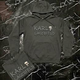 Polerón Karl Lagerfeld Serigrafia 3D - 1