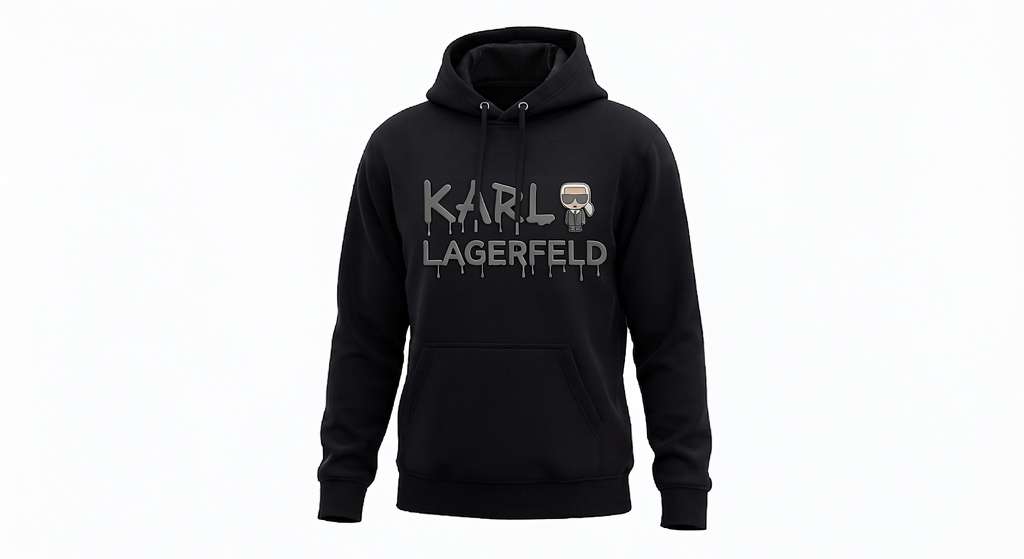 Polerón Karl Lagerfeld Serigrafia 3D - 3