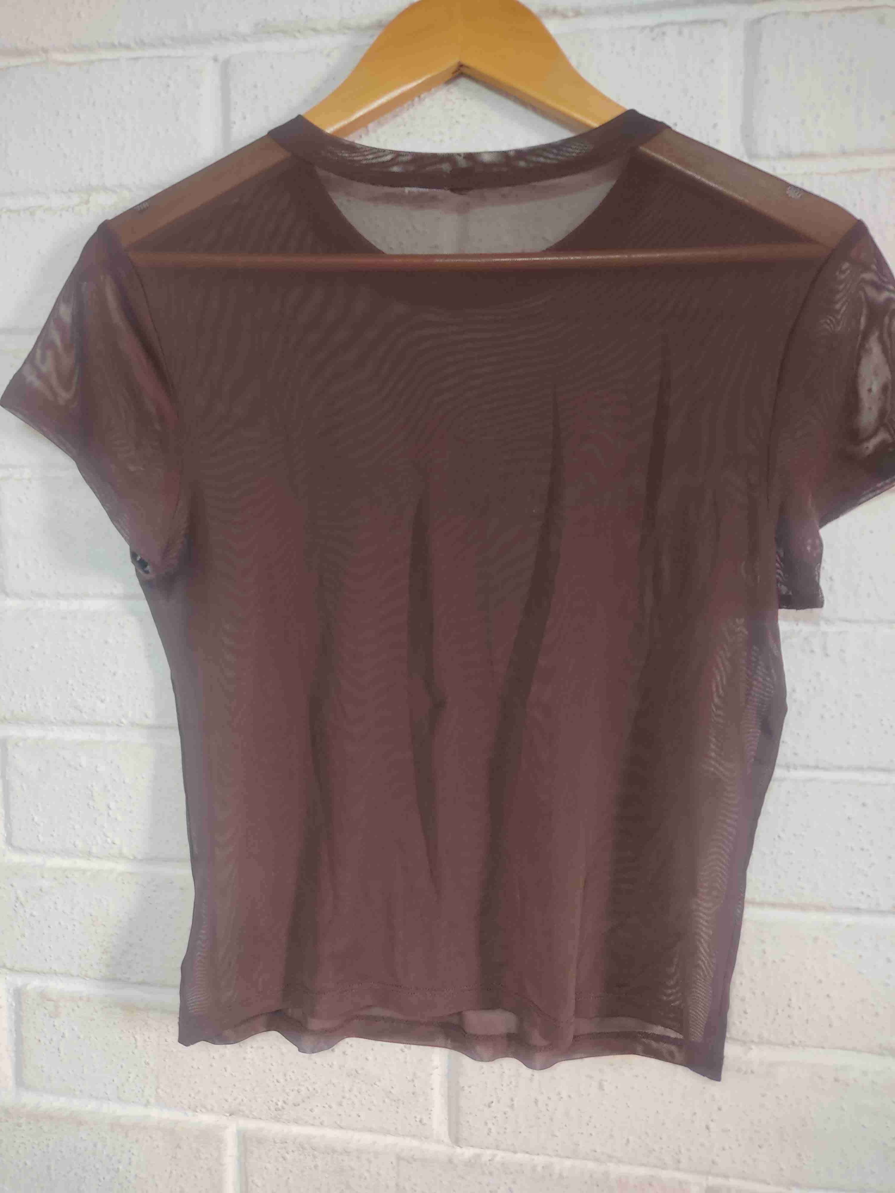 Polera transparente marrón 'Obsessed' - miniatura 2