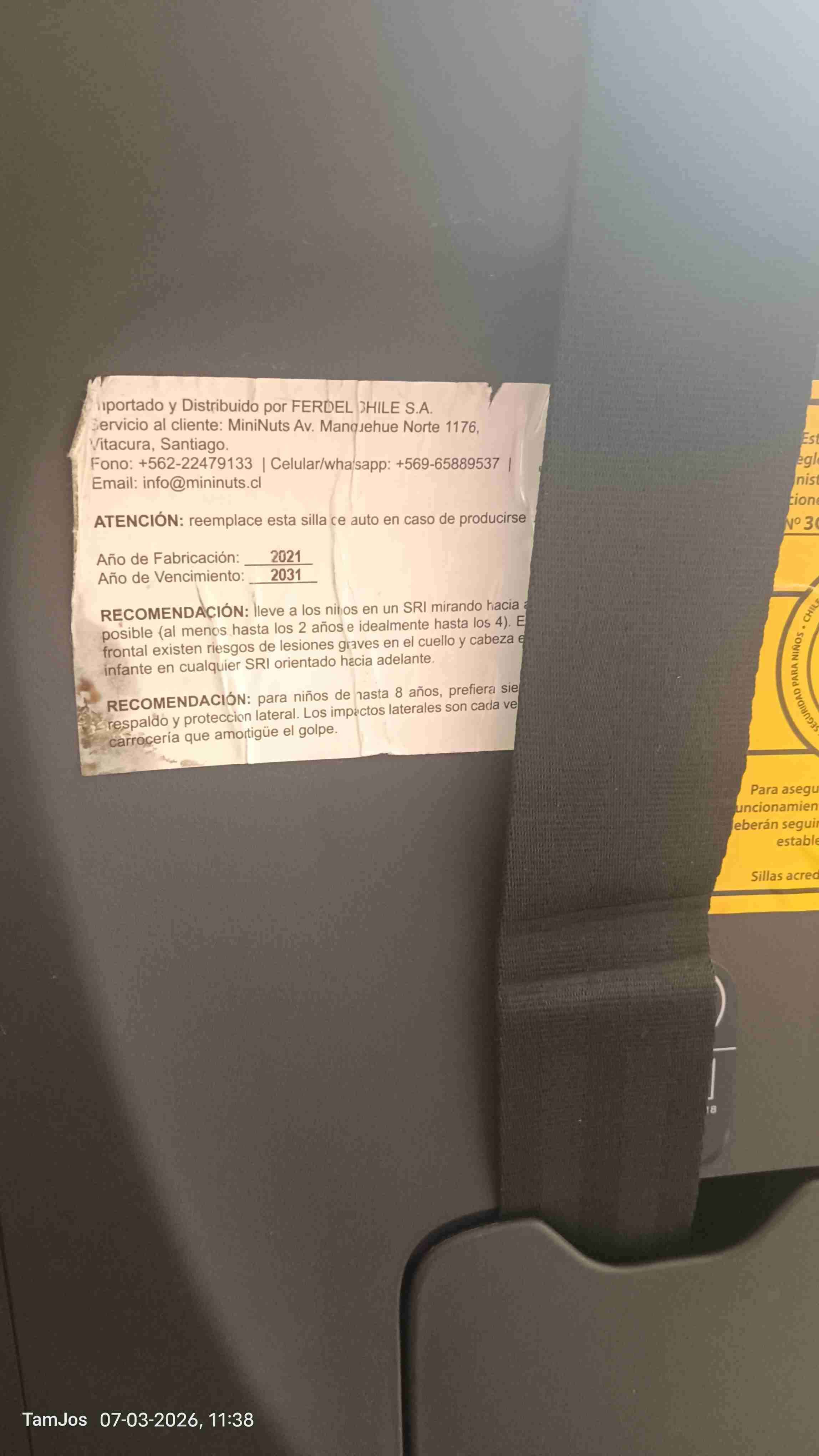 Silla de auto Cybex gris - miniatura 2