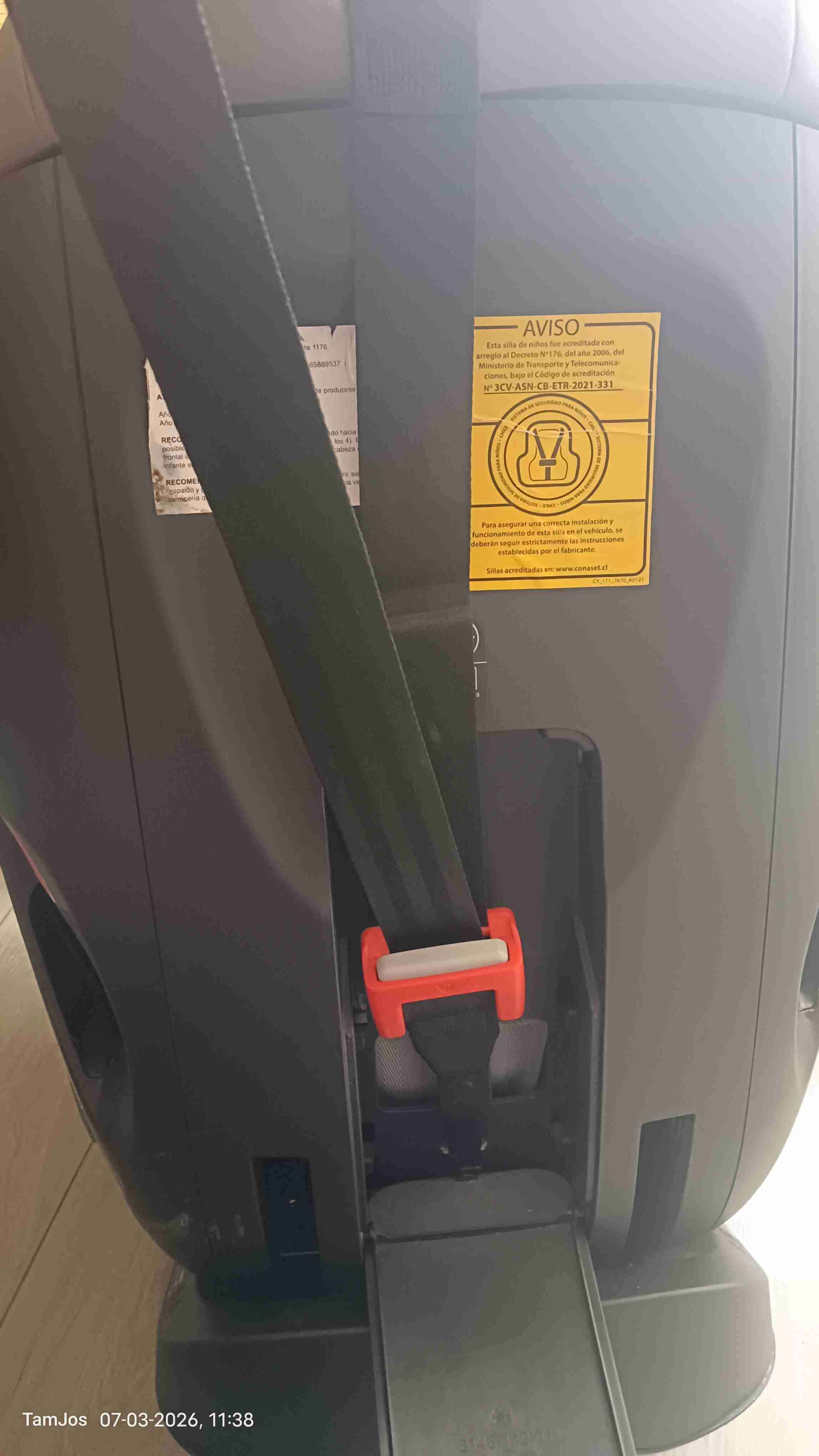 Silla de auto Cybex gris - miniatura 3