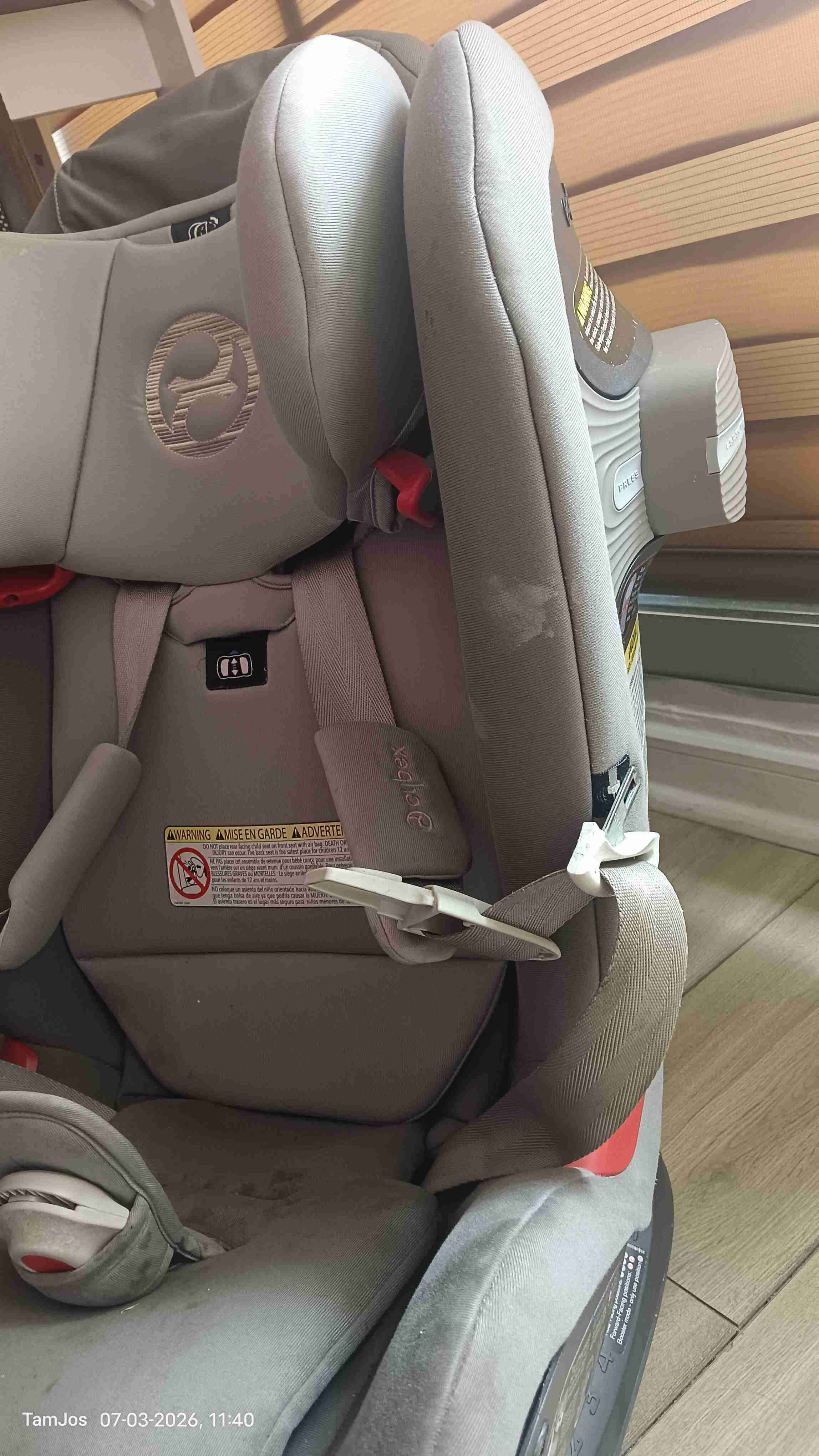 Silla de auto Cybex gris - miniatura 5