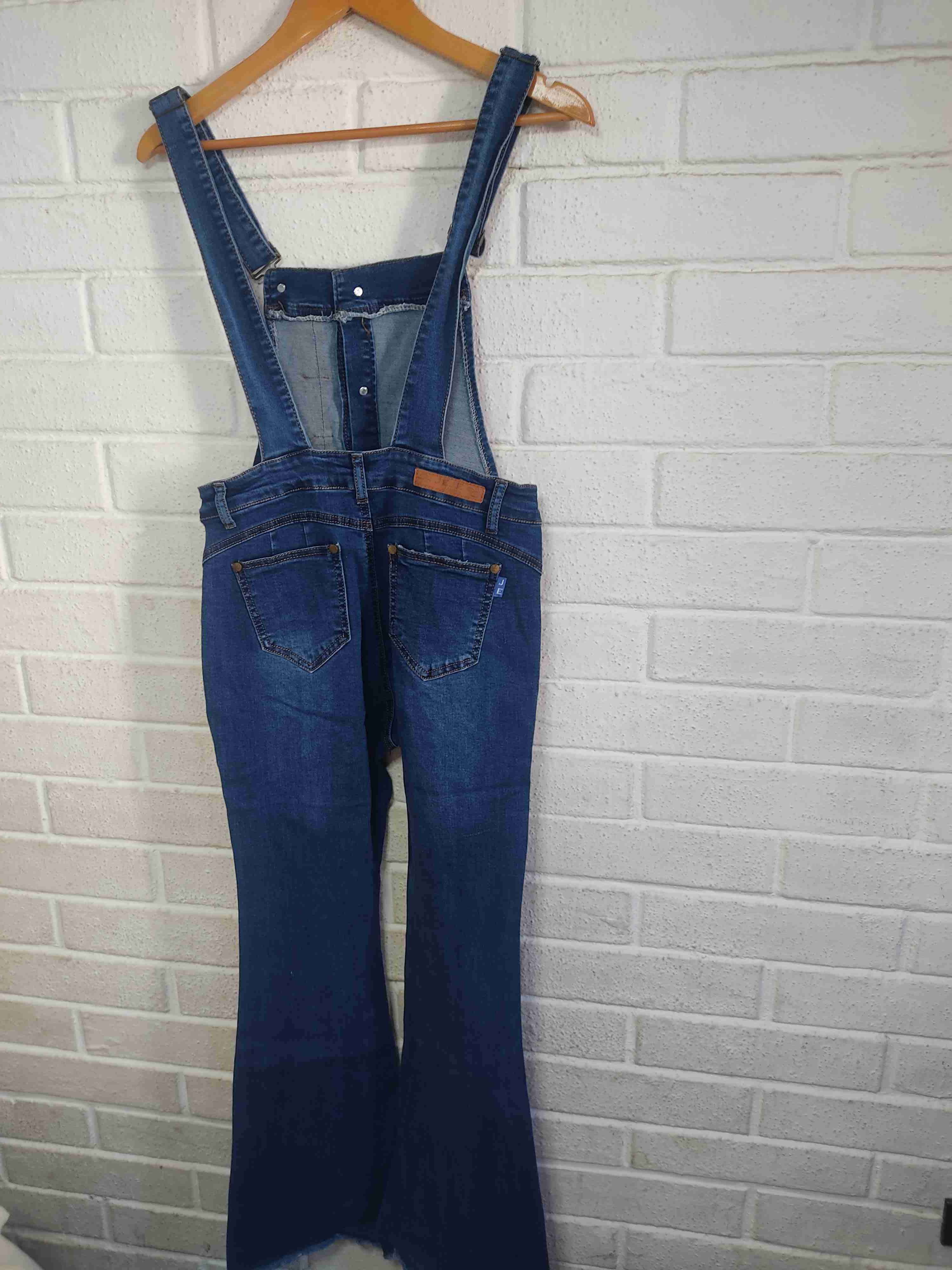 Jardinera de mezclilla azul - miniatura 2