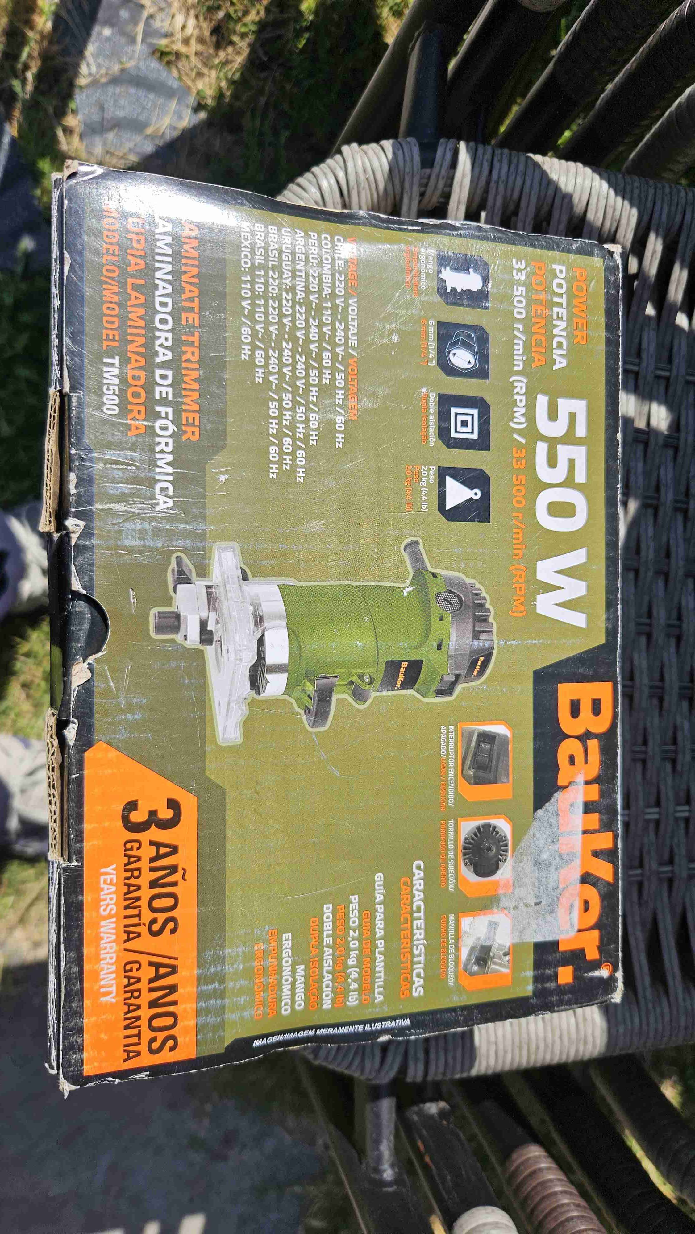 Fresadora Bauker 550W - miniatura 1