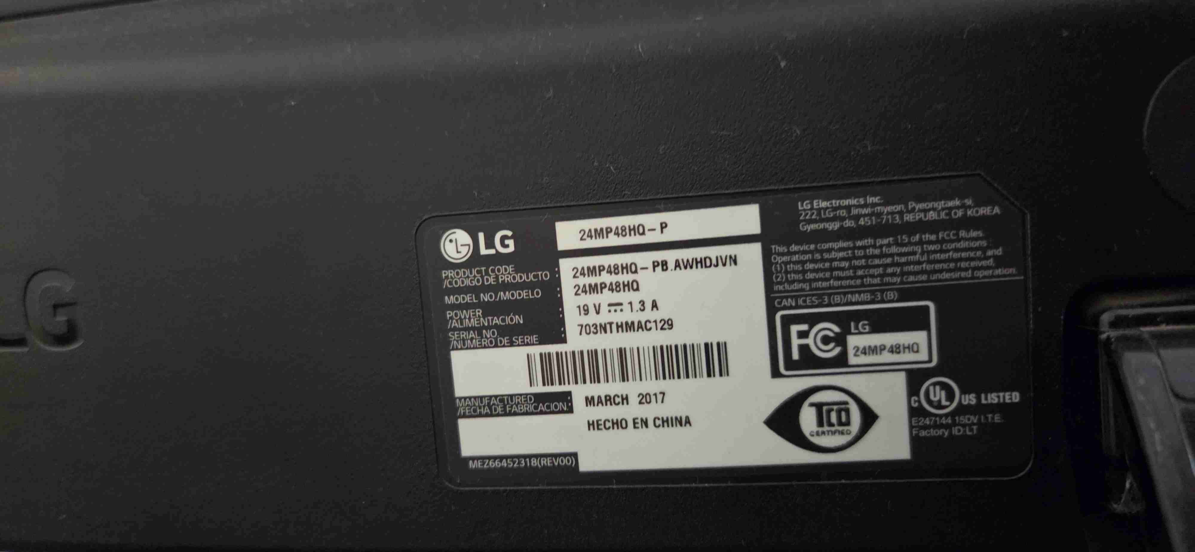 Monitor LG IPS LED 24° - miniatura 3