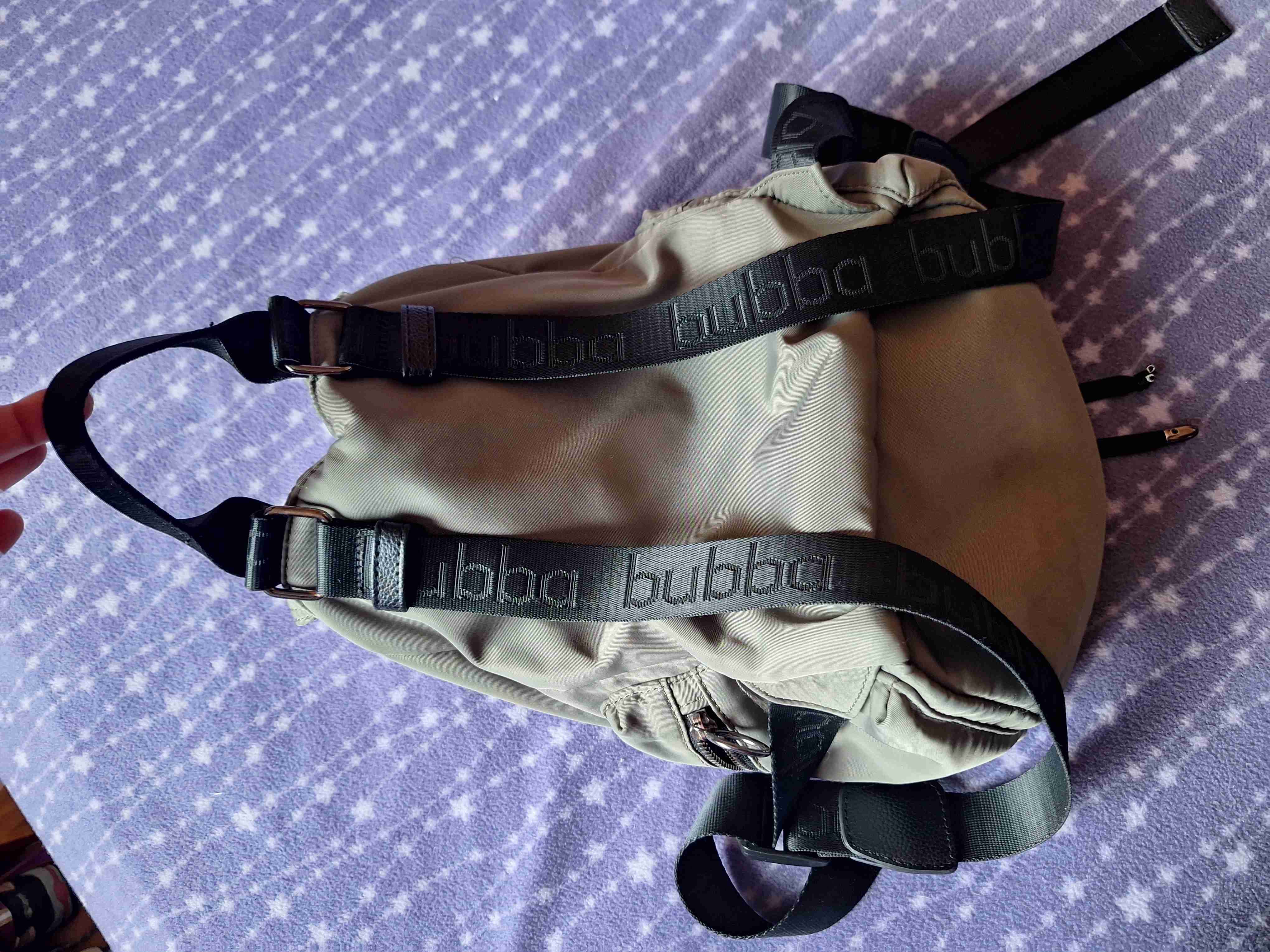 Mochila Bubba verde con bolsillos - miniatura 3